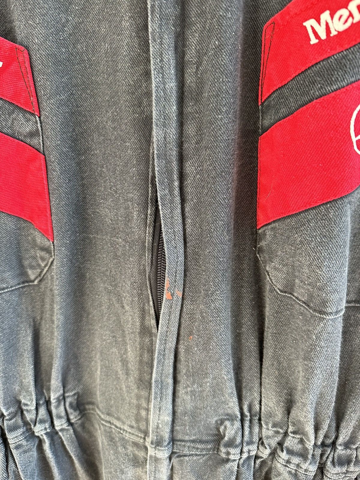 Mercedes-Benz Vintage 90s Mercedes Benz Racing Jumpsuit Overall Size US 33 - 9 Thumbnail