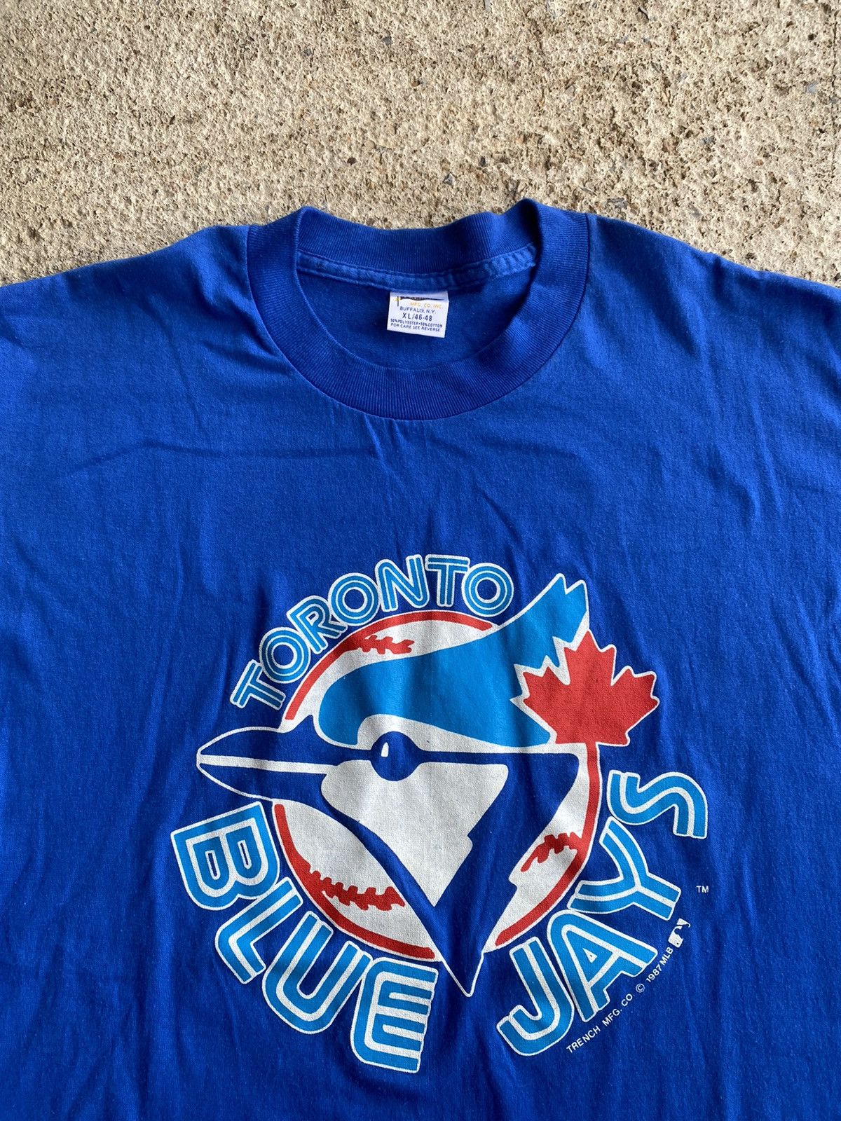 MLB × Vintage Vintage 80’s Toronto Blue Jays Single Stitch Shiry Size US M / EU 48-50 / 2 - 2 Thumbnail