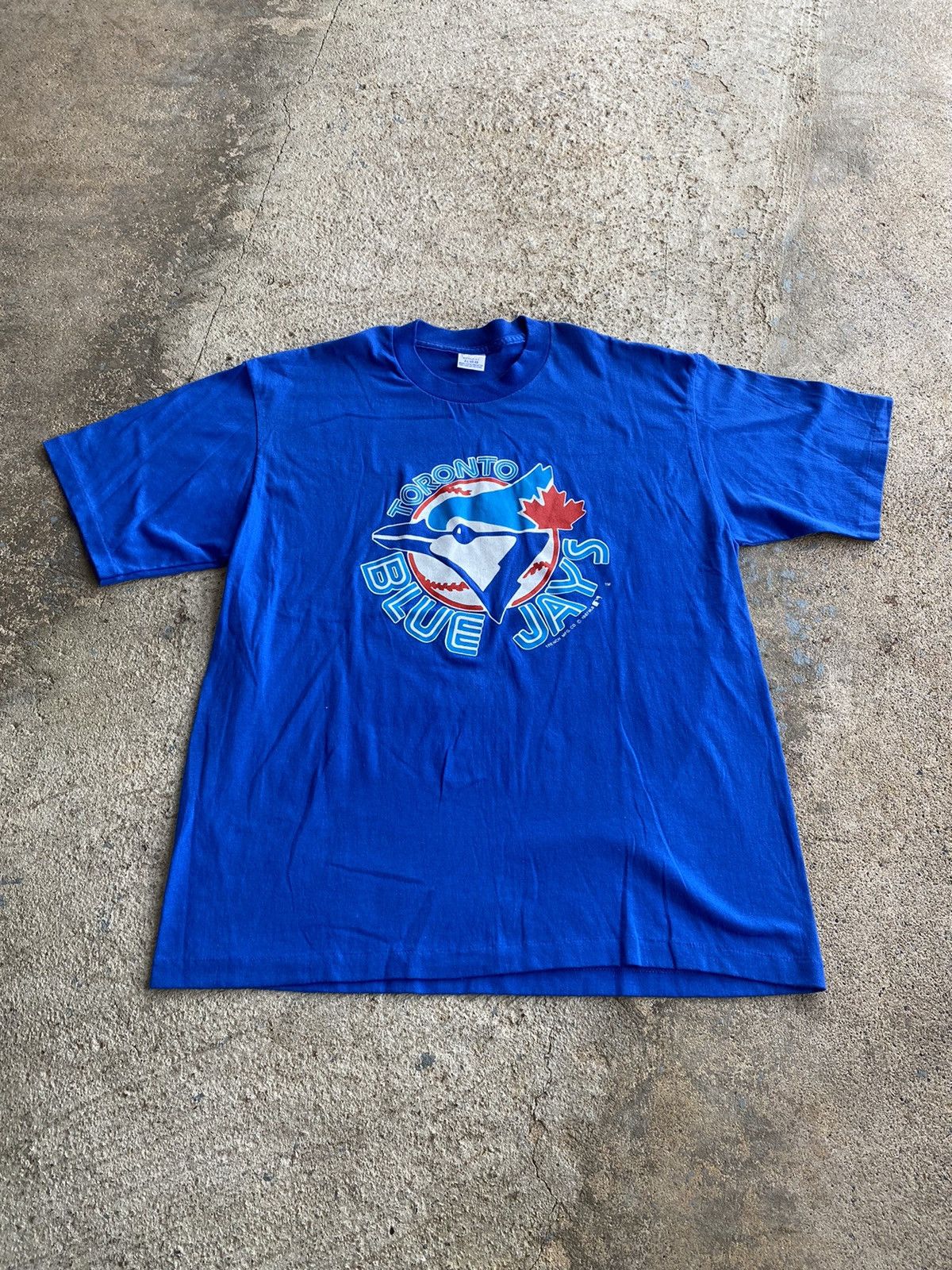 MLB × Vintage Vintage 80’s Toronto Blue Jays Single Stitch Shiry Size US M / EU 48-50 / 2 - 1 Thumbnail