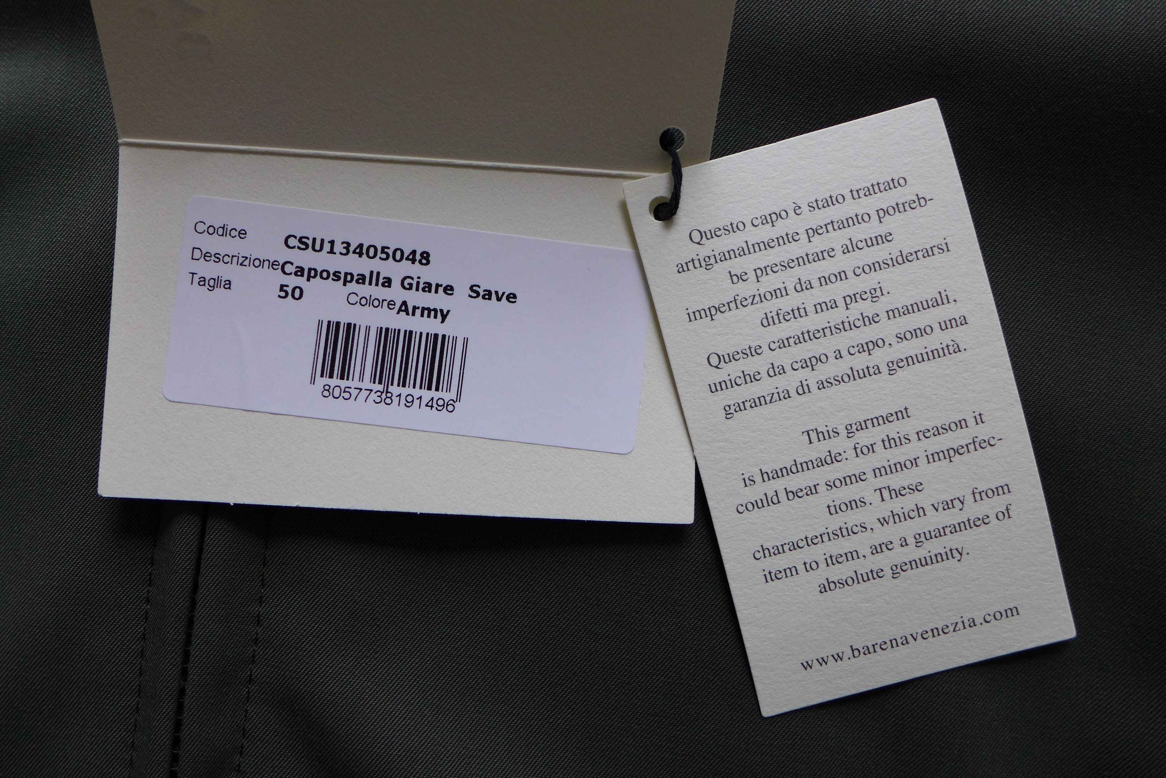 Barena Barena Giare Bomber Jacket - Army Green Size US XL / EU 56 / 4 - 12 Thumbnail