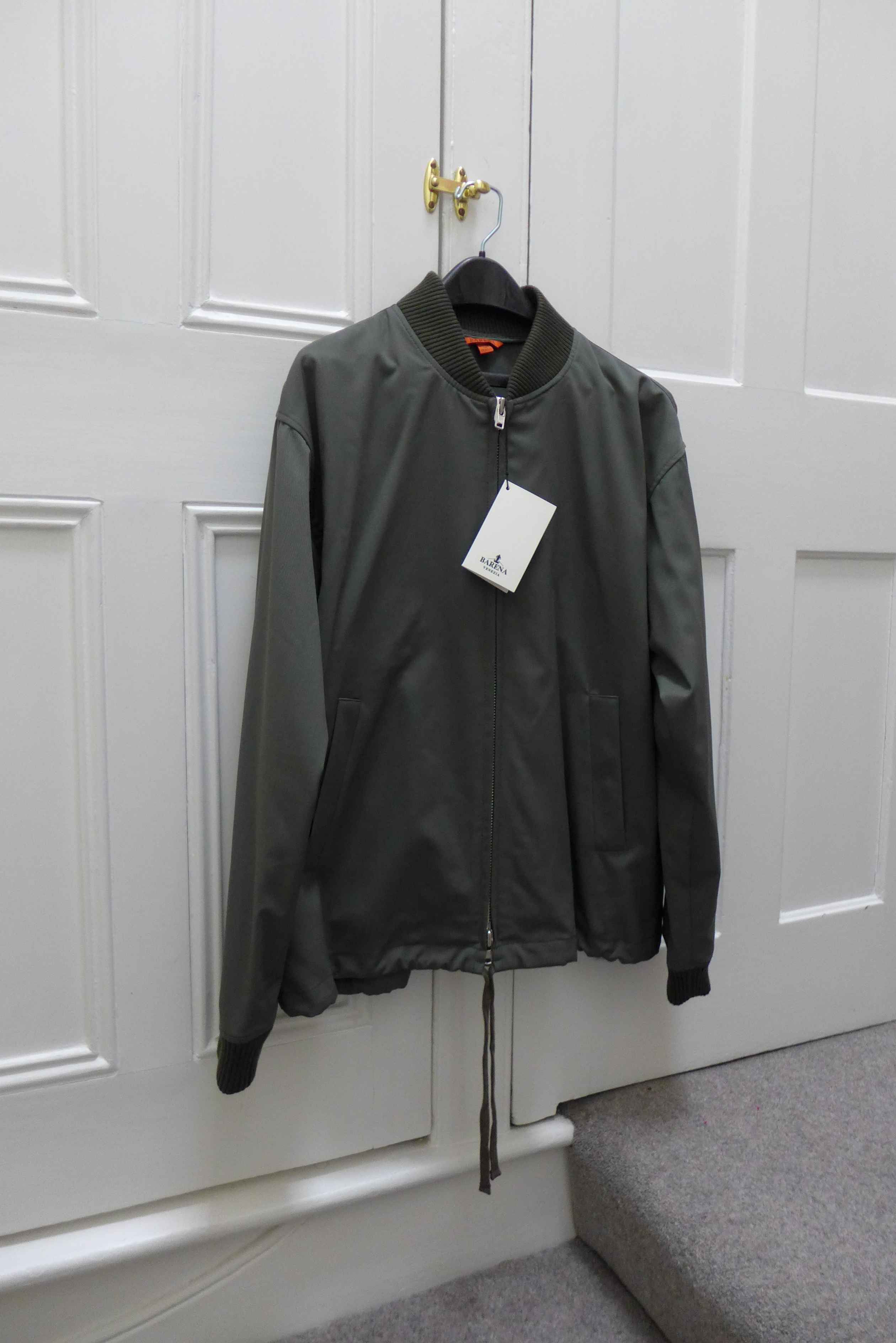 Barena Barena Giare Bomber Jacket - Army Green Size US XL / EU 56 / 4 - 8 Thumbnail