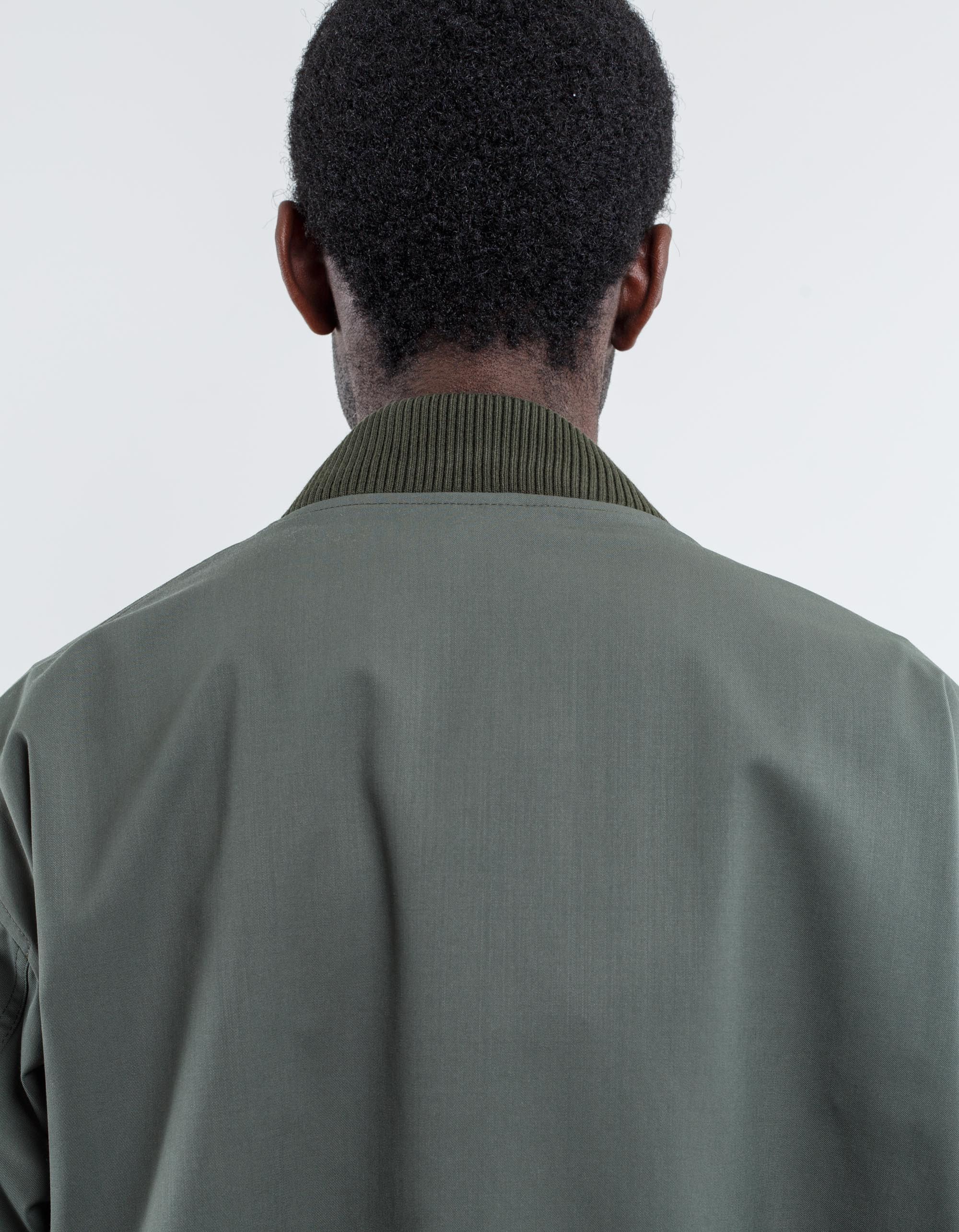 Barena Barena Giare Bomber Jacket - Army Green Size US XL / EU 56 / 4 - 5 Thumbnail