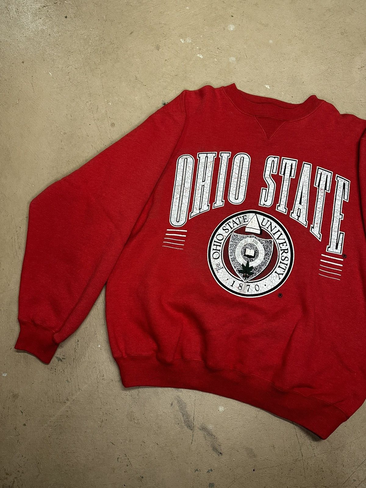 Vintage Vintage 90s Ohio State Buckeyes Crewneck Sweatshirt | Grailed