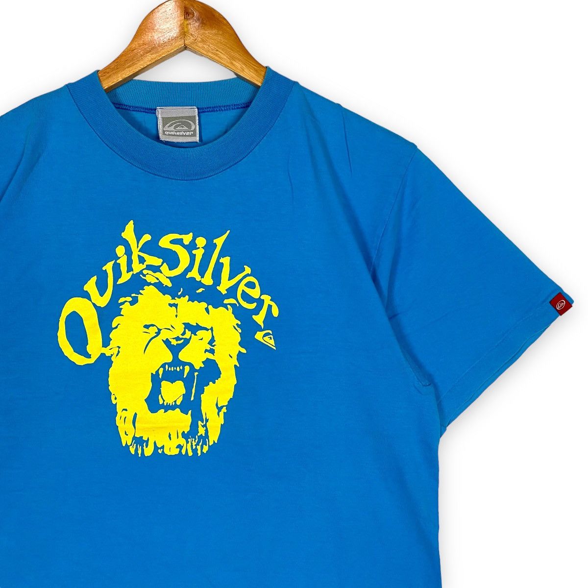 Quiksilver Vintage 90's QUIKSILVER Lion Graphic Skate Surf Tee Size US M / EU 48-50 / 2 - 2 Thumbnail