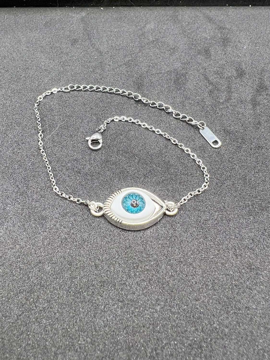 Handmade Evil eye chain bracelet Size ONE SIZE - 2 Thumbnail