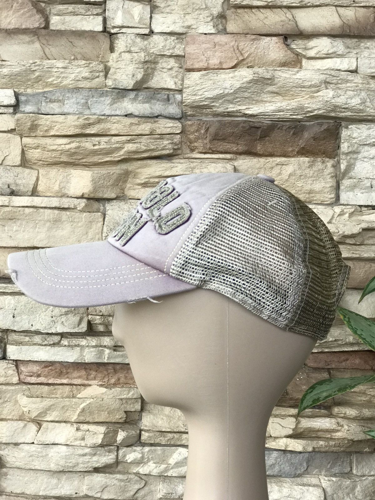 Japanese Brand Grace Hats Distressed Trucker Hat Size ONE SIZE - 2 Thumbnail
