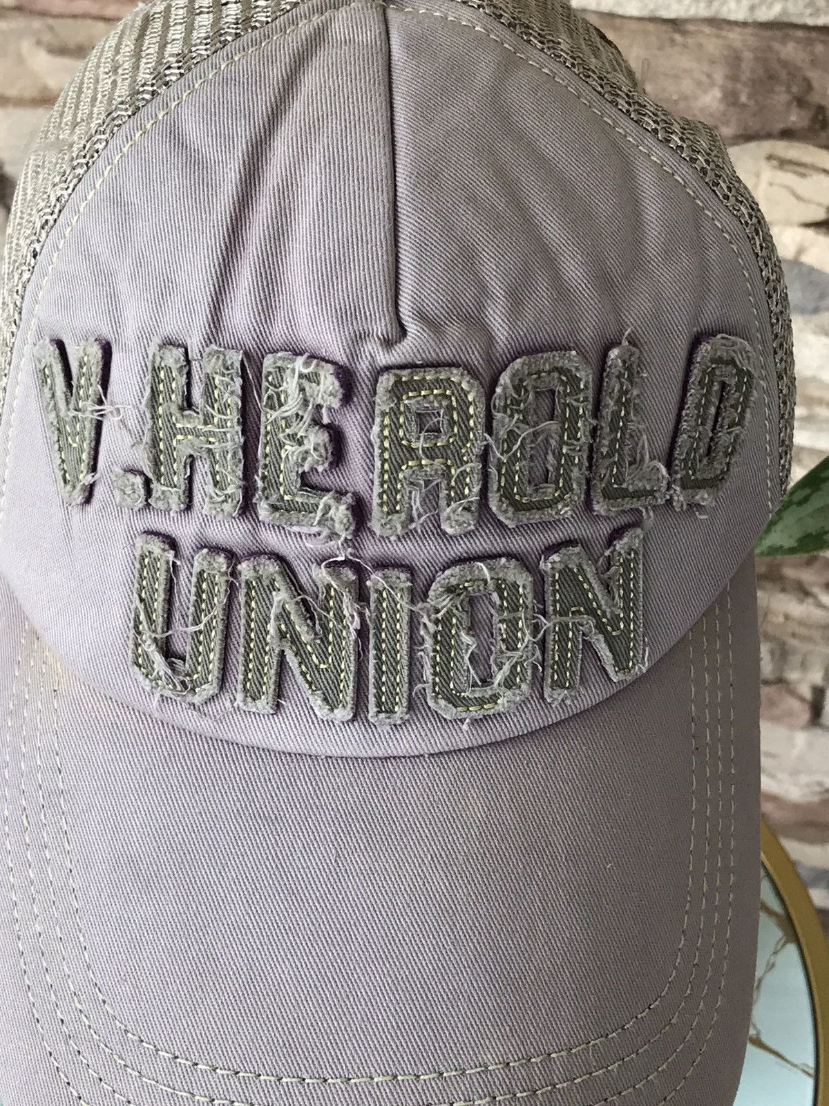 Japanese Brand Grace Hats Distressed Trucker Hat Size ONE SIZE - 5 Thumbnail