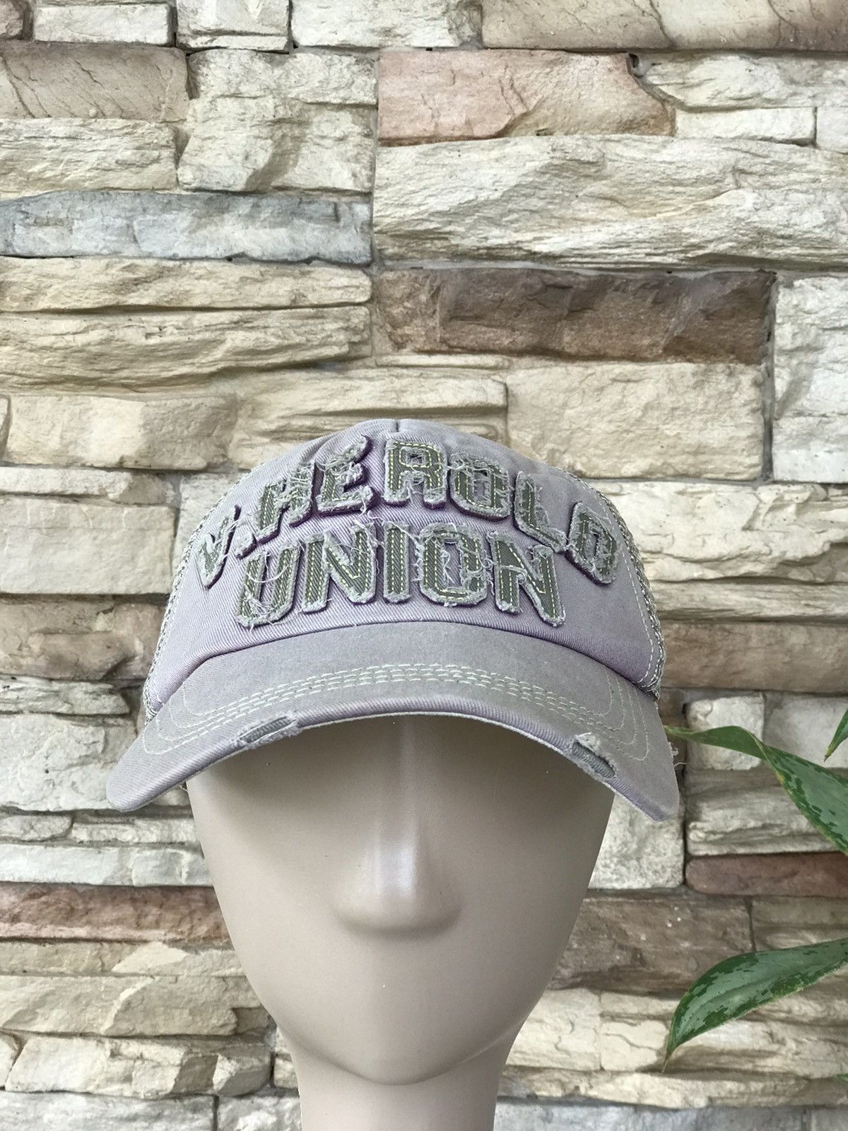 Japanese Brand Grace Hats Distressed Trucker Hat Size ONE SIZE - 1 Thumbnail