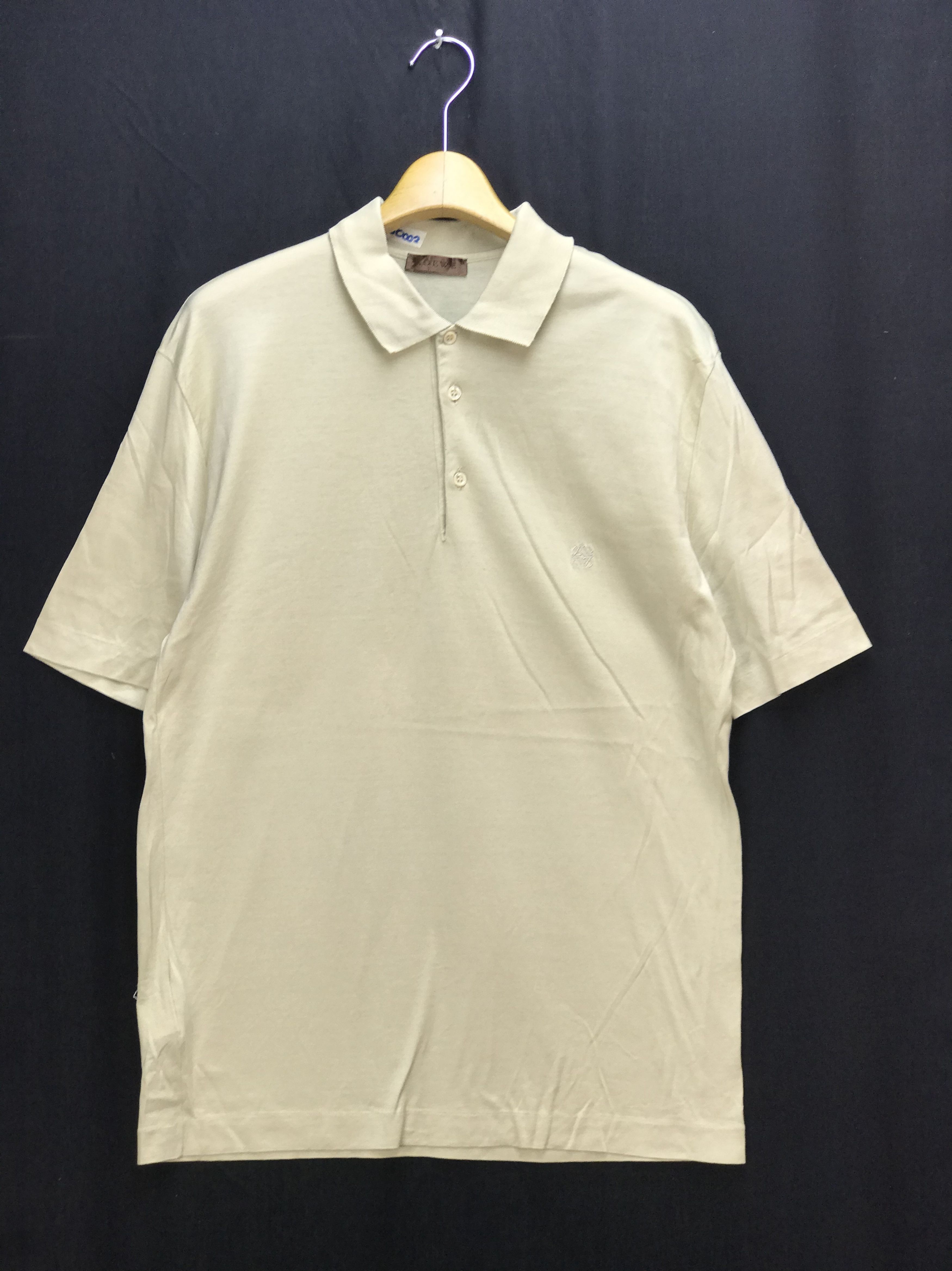 image of Avant Garde x Loewe Vintage Loewe Polo Shirt in Brown, Men's (Size Medium)