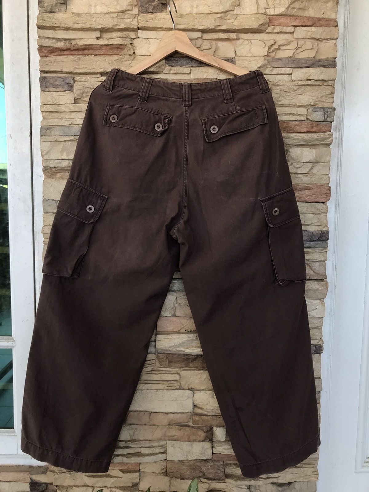 Vintage Vintage Army Cargo Pants Distressed Size US 30 / EU 46 - 2 Thumbnail