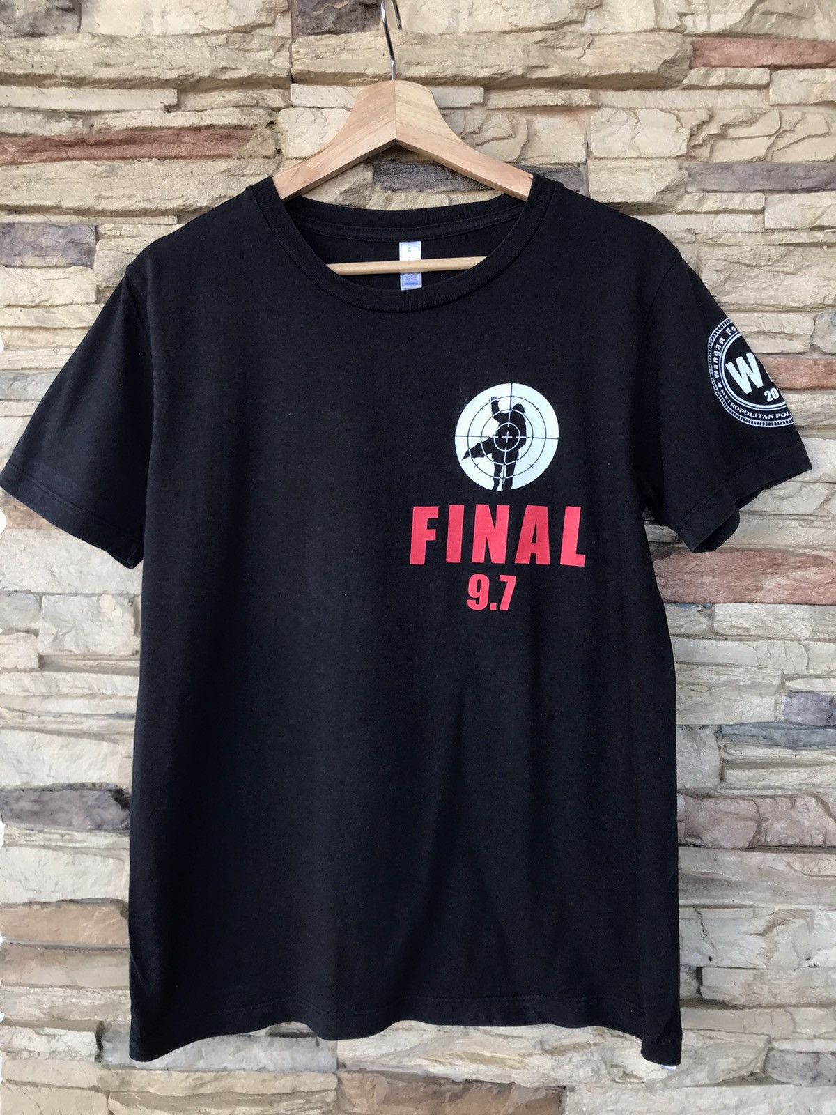 Japanese Brand Wongan Police Station Final 9.7 Tee public enemy Size US S / EU 44-46 / 1 - 1 Thumbnail