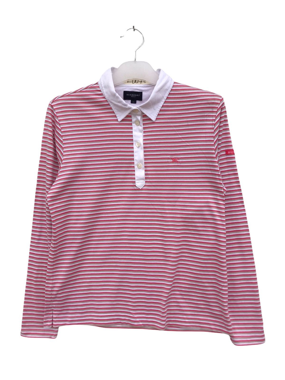 Burberry Burberry Polo Stripe Size US S / EU 44-46 / 1 - 1 Thumbnail
