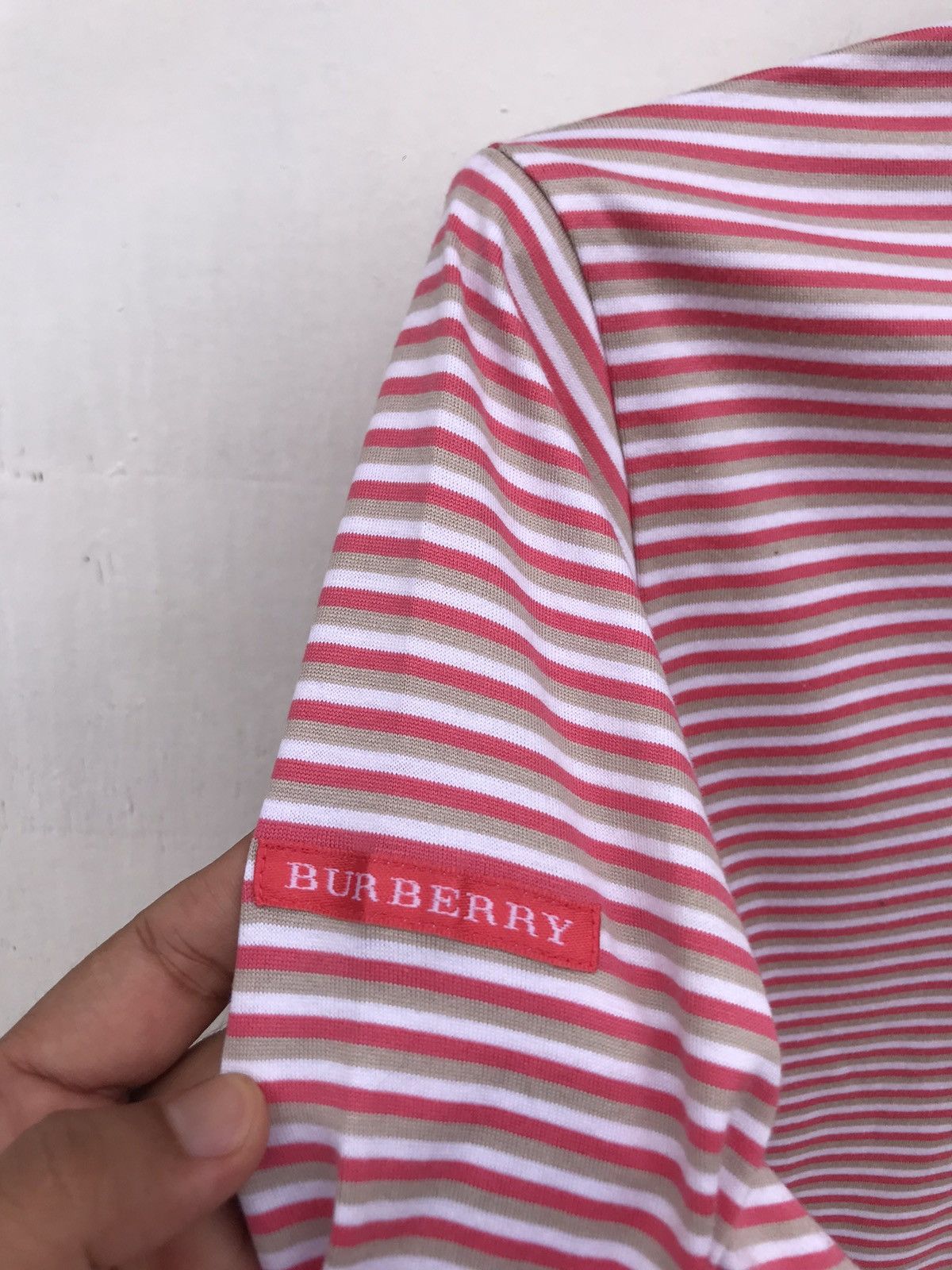 Burberry Burberry Polo Stripe Size US S / EU 44-46 / 1 - 5 Thumbnail