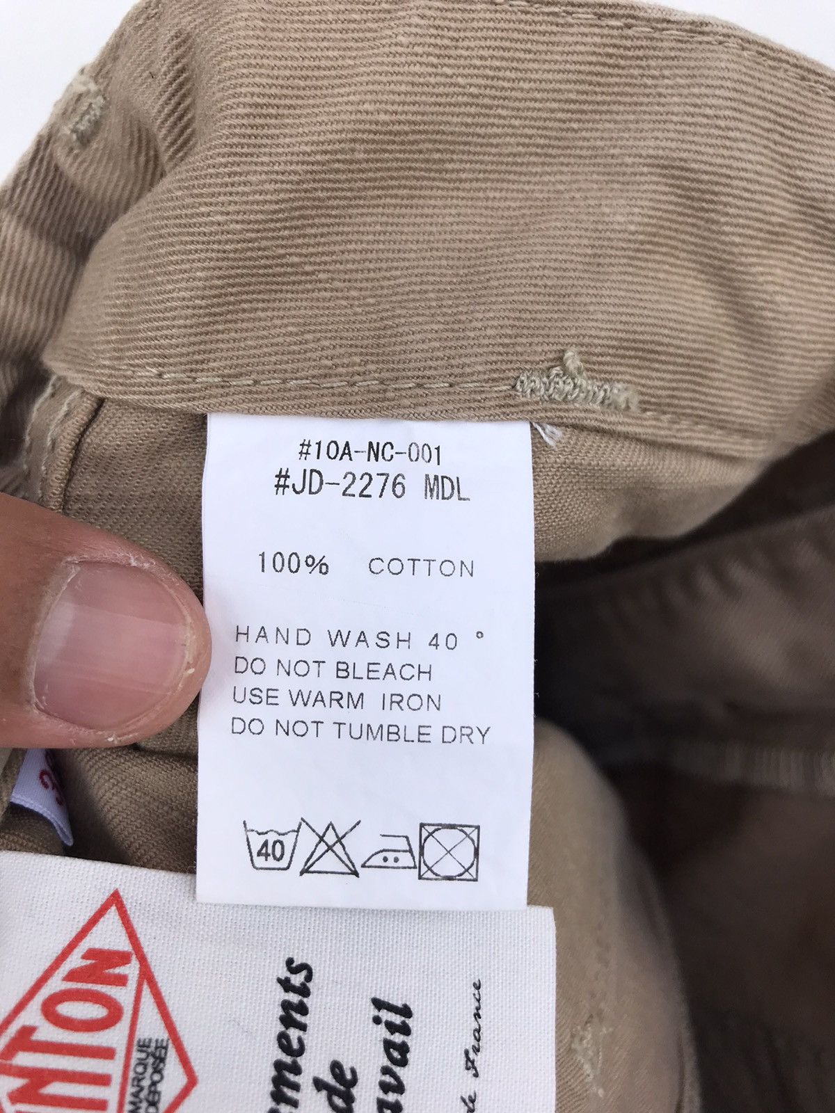 Danton Danton France Buckle Back Worker Pant Size US 31 - 6 Thumbnail