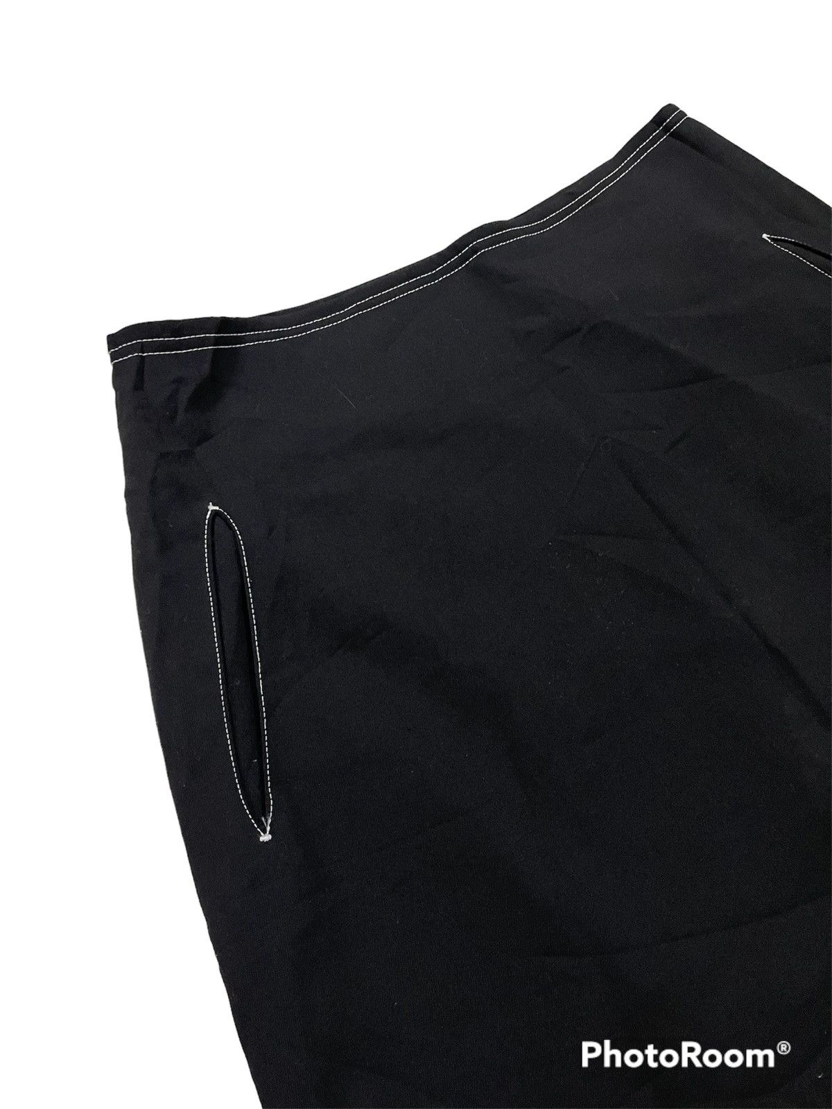 Y's × Yohji Yamamoto Y’s Yohji Yamamoto 100% Laine Wool Black Skirt Size 28" / US 6 / IT 42 - 5 Thumbnail