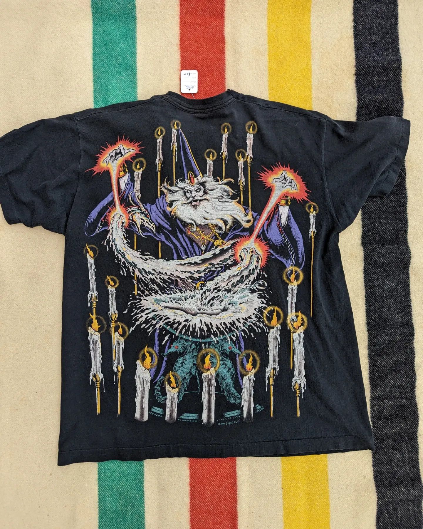 Liquid Blue VTG 1994 RARE GRAIL Liquid Blue Wizard AOP Shirt Size XL Size US XL / EU 56 / 4 - 2 Thumbnail