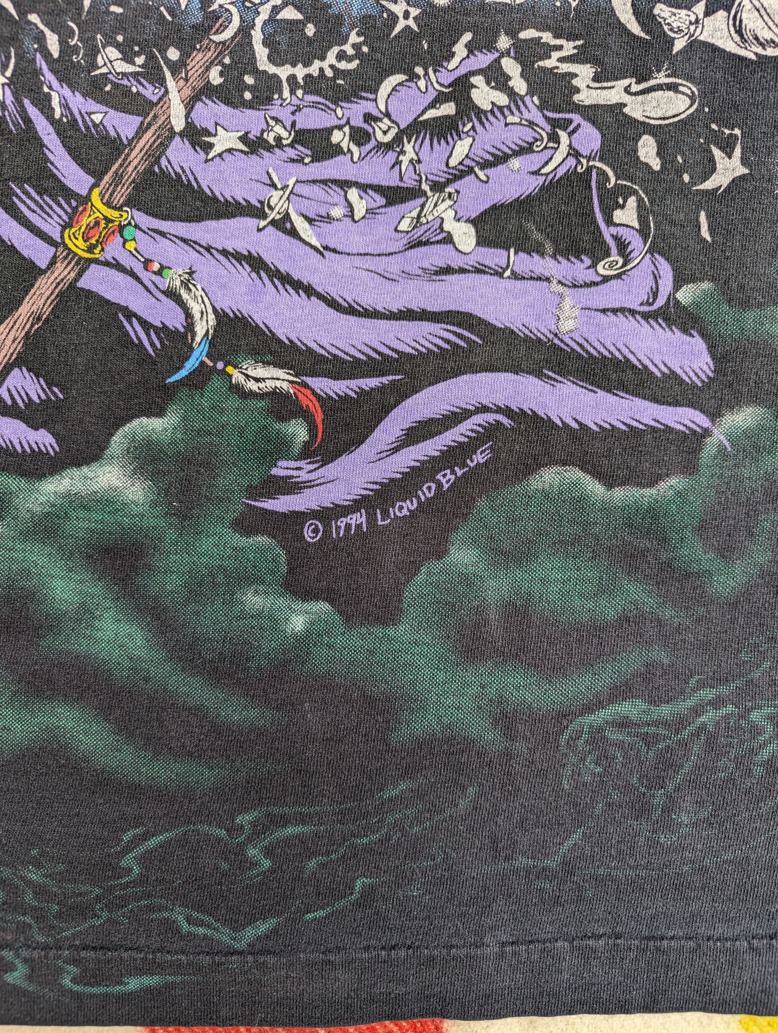 Liquid Blue VTG 1994 RARE GRAIL Liquid Blue Wizard AOP Shirt Size XL Size US XL / EU 56 / 4 - 6 Thumbnail