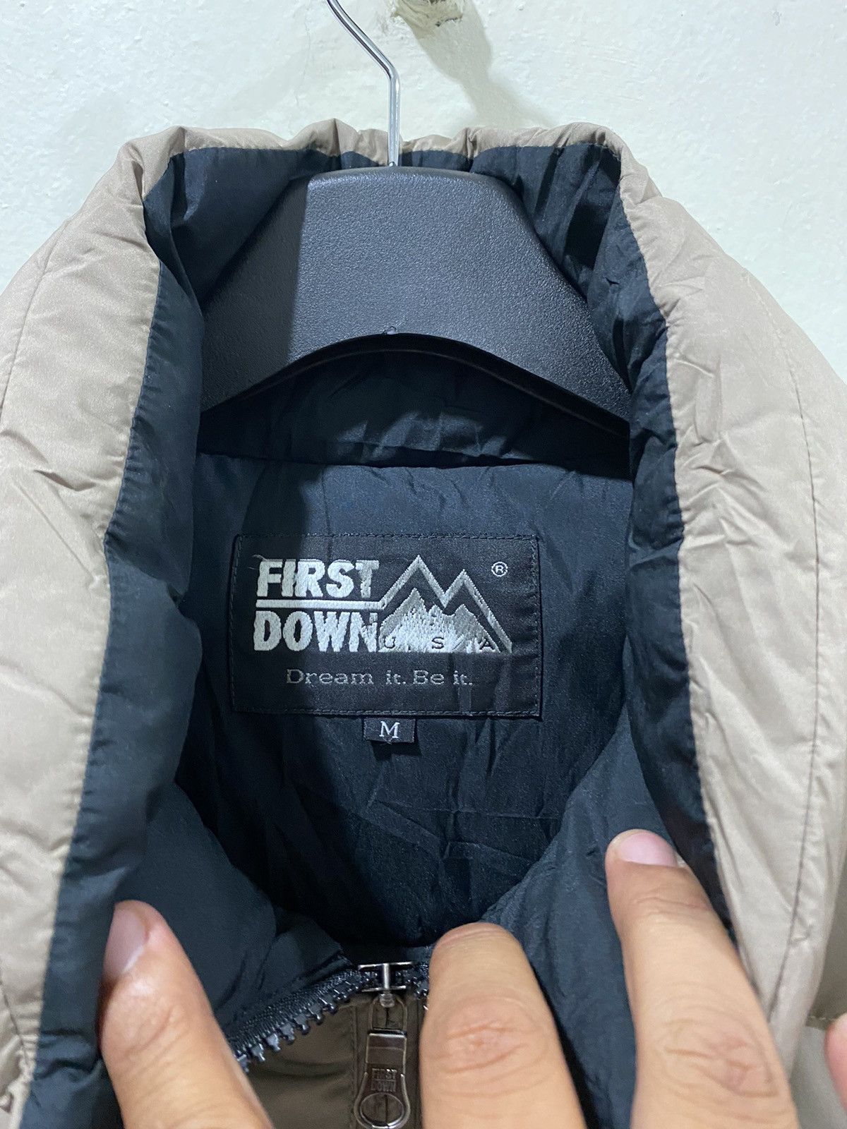 Vintage 🔥Vintage🔥 First Down Puffer Jacket Size US L / EU 52-54 / 3 - 6 Thumbnail