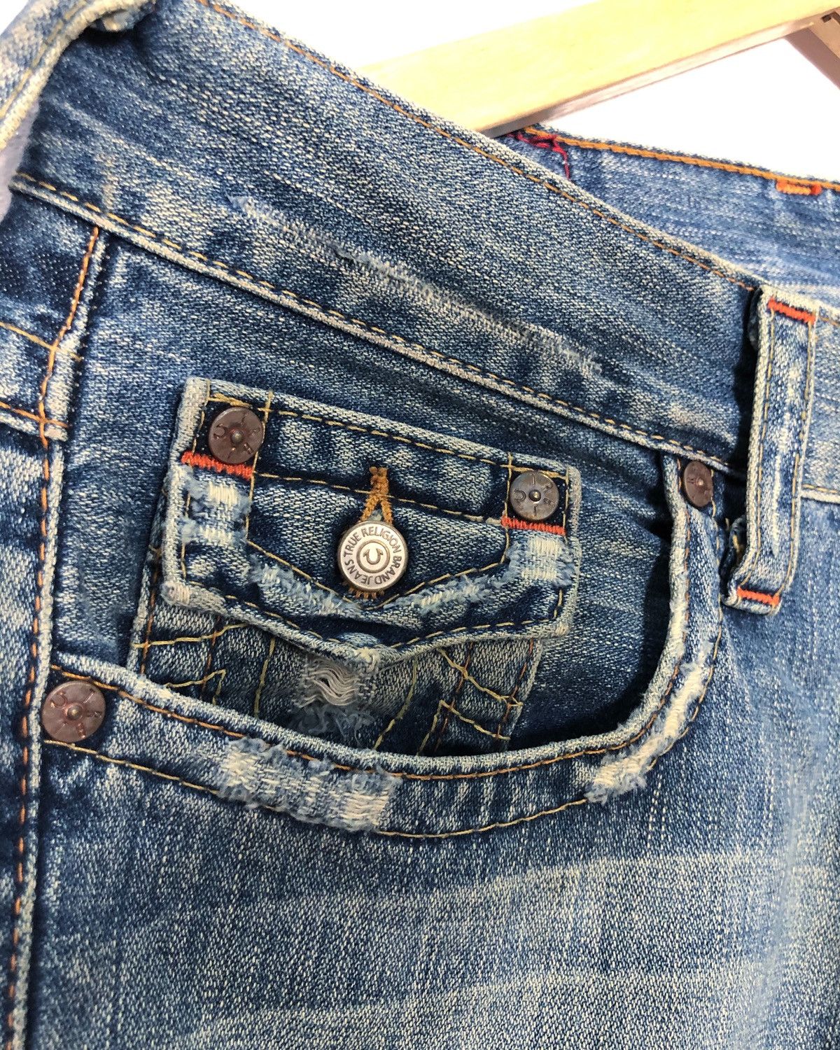True Religion Rare Vintage True Religion Selvedge Denim Jeans Made in USA Size US 29 - 5 Thumbnail