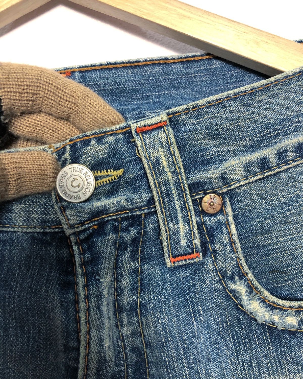 True Religion Rare Vintage True Religion Selvedge Denim Jeans Made in USA Size US 29 - 6 Thumbnail