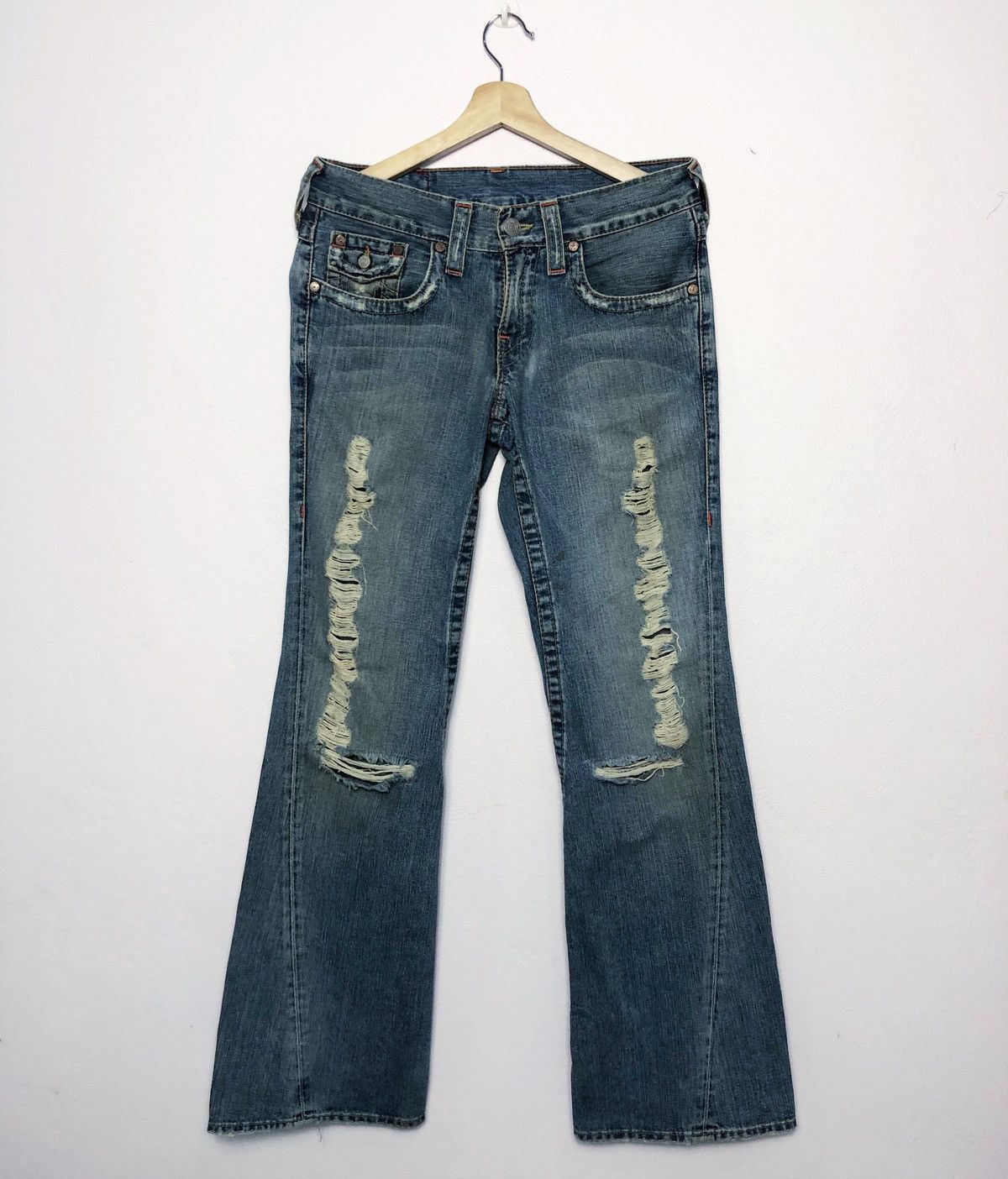 True Religion Rare Vintage True Religion Selvedge Denim Jeans Made in USA Size US 29 - 1 Thumbnail