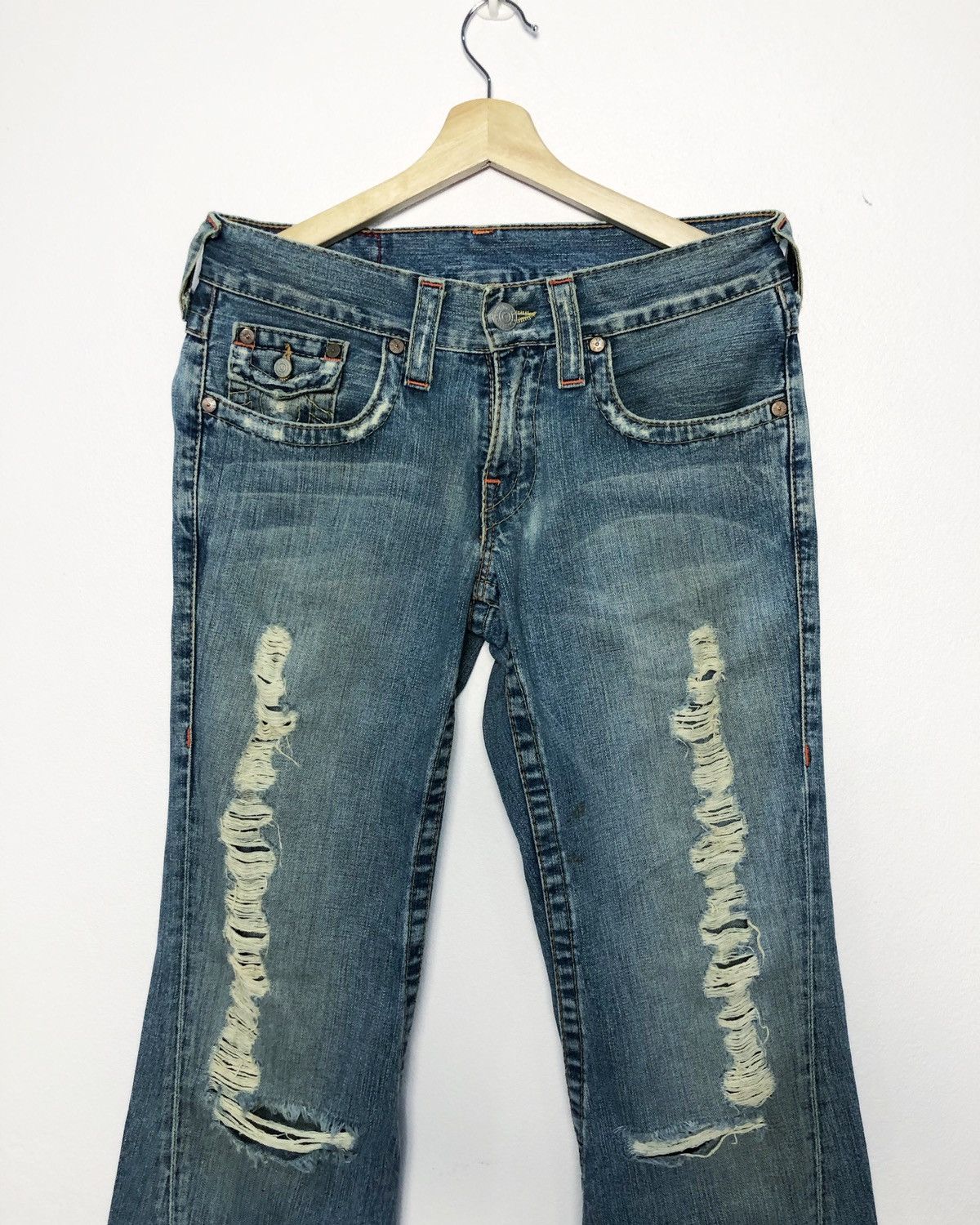 True Religion Rare Vintage True Religion Selvedge Denim Jeans Made in USA Size US 29 - 2 Thumbnail