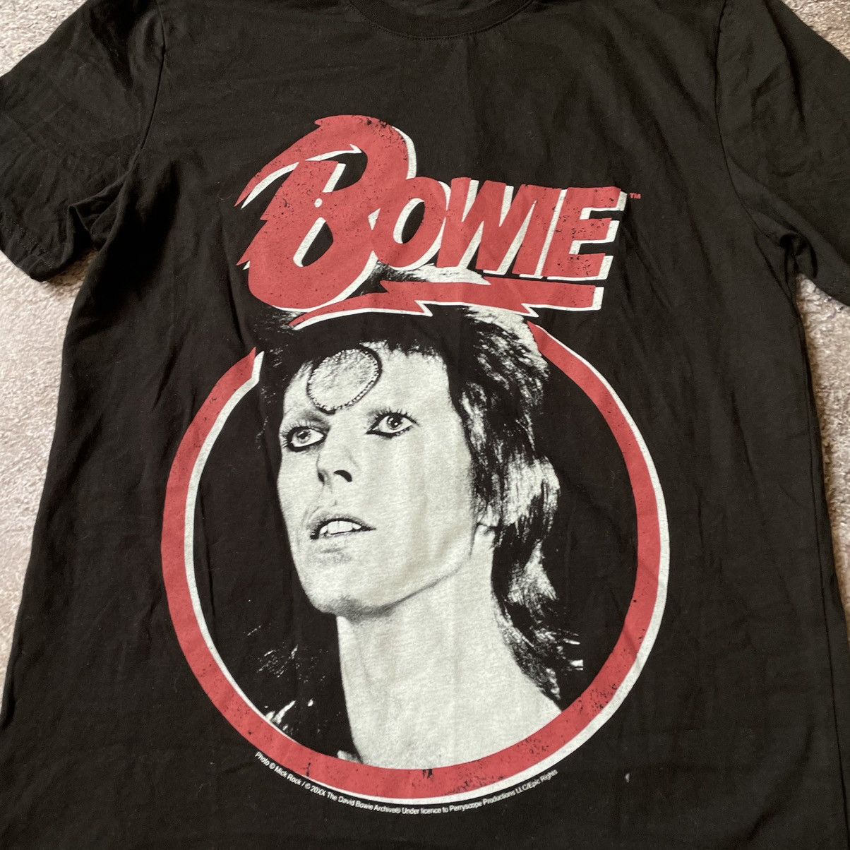 Vintage Vintage Y2K Bowie Graphic Tee Sun Faded Grunge Wide Leg S Size US S / EU 44-46 / 1 - 5 Thumbnail