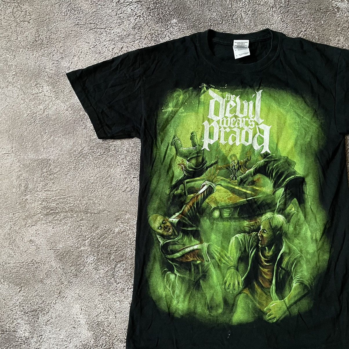 Vintage Y2K Horror Graphic Tee Skull Print Black Goth Vintage Small Size US S / EU 44-46 / 1 - 4 Thumbnail