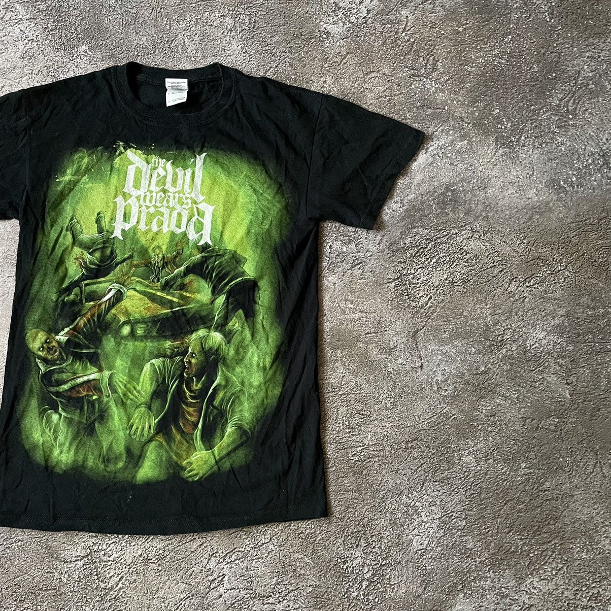 Vintage Y2K Horror Graphic Tee Skull Print Black Goth Vintage Small Size US S / EU 44-46 / 1 - 3 Thumbnail