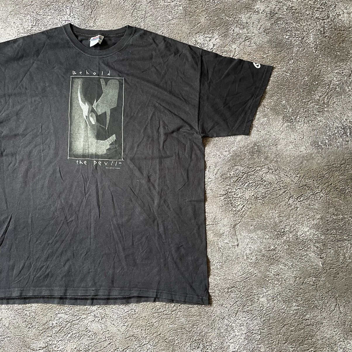 Vintage Vintage Y2K Graphic Tee Dark Horror Aesthetic Grunge Slim XL Size US XL / EU 56 / 4 - 4 Thumbnail