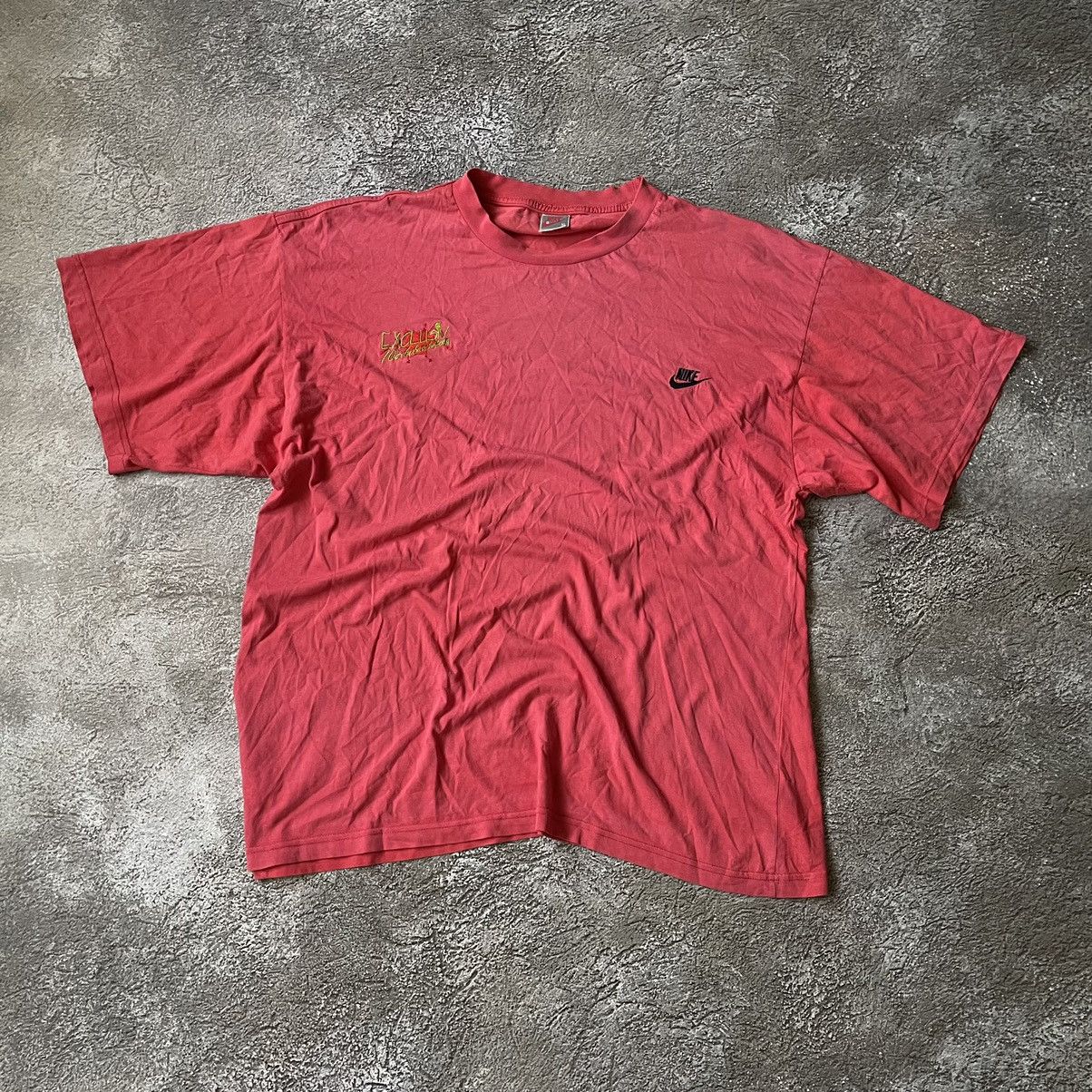 Vintage Vintage 90s Nike Sun Faded Graphic Tee Streetwear Cropped XL Size US XL / EU 56 / 4 - 3 Thumbnail
