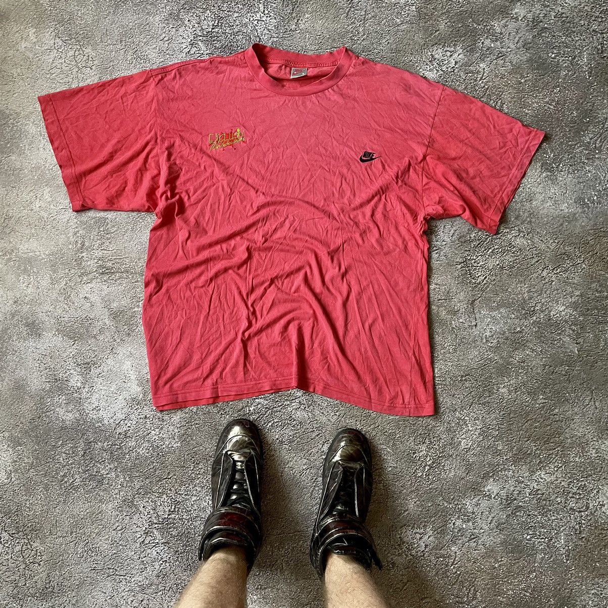 Vintage Vintage 90s Nike Sun Faded Graphic Tee Streetwear Cropped XL Size US XL / EU 56 / 4 - 2 Thumbnail