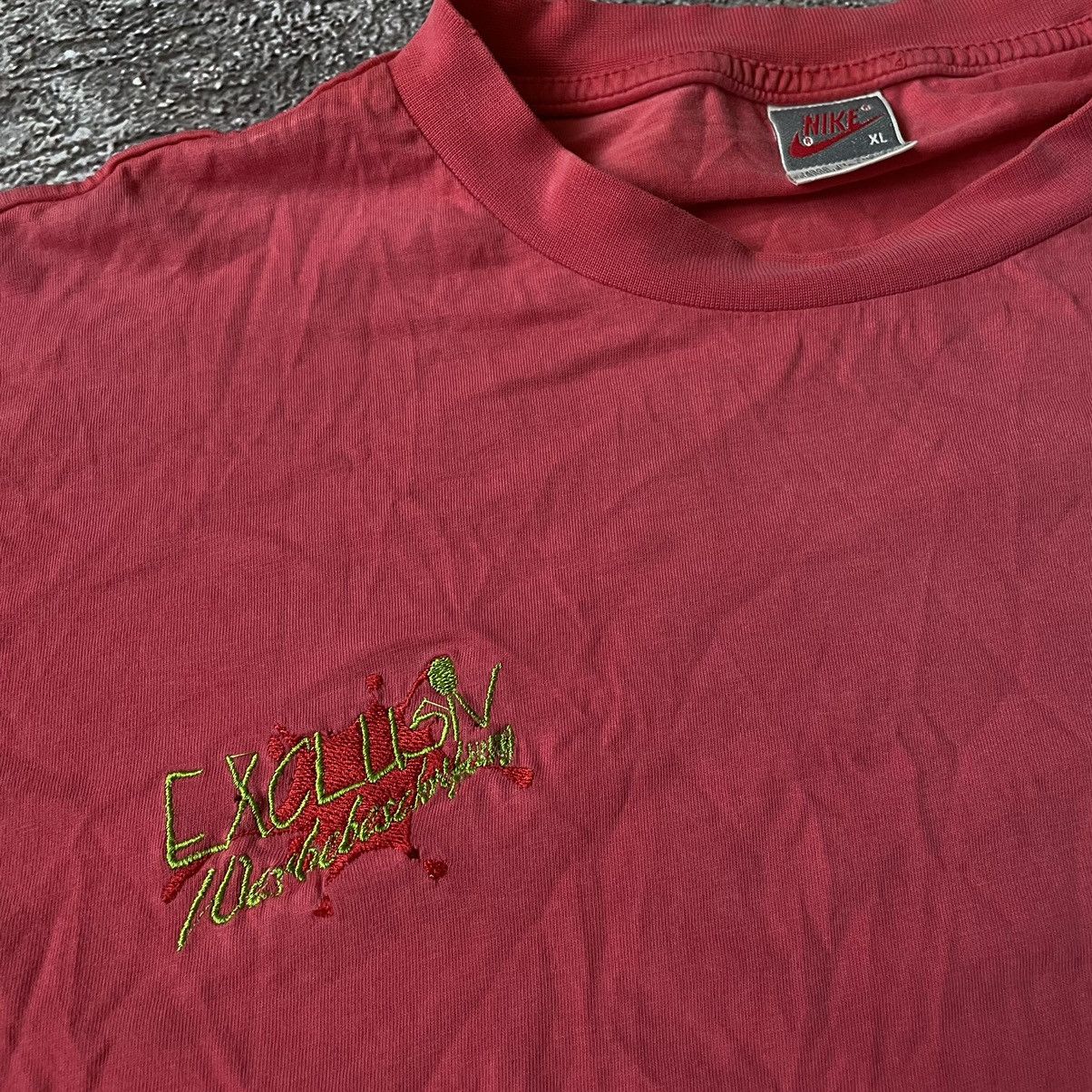 Vintage Vintage 90s Nike Sun Faded Graphic Tee Streetwear Cropped XL Size US XL / EU 56 / 4 - 7 Thumbnail