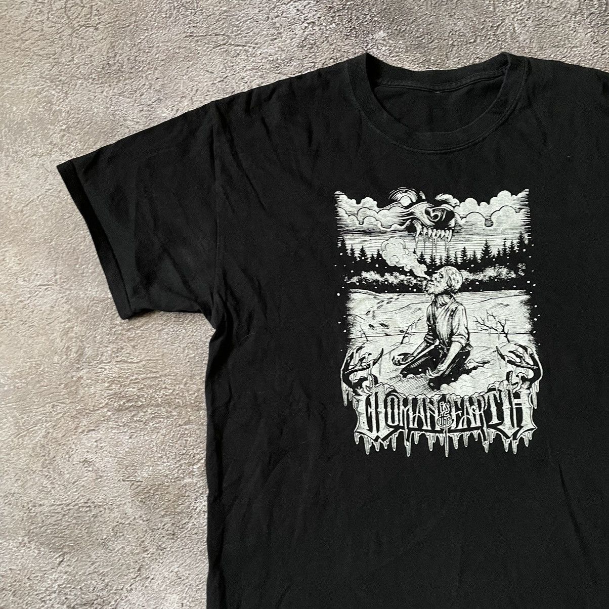 Vintage Vintage Y2K Graphic Tee Skull Print Grunge Streetwear Boxy L Size US L / EU 52-54 / 3 - 2 Thumbnail