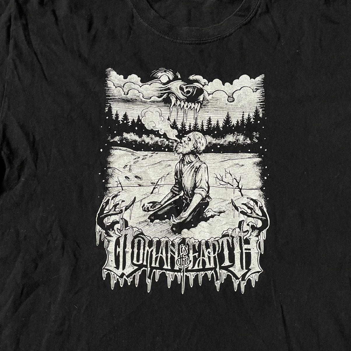 Vintage Vintage Y2K Graphic Tee Skull Print Grunge Streetwear Boxy L Size US L / EU 52-54 / 3 - 5 Thumbnail