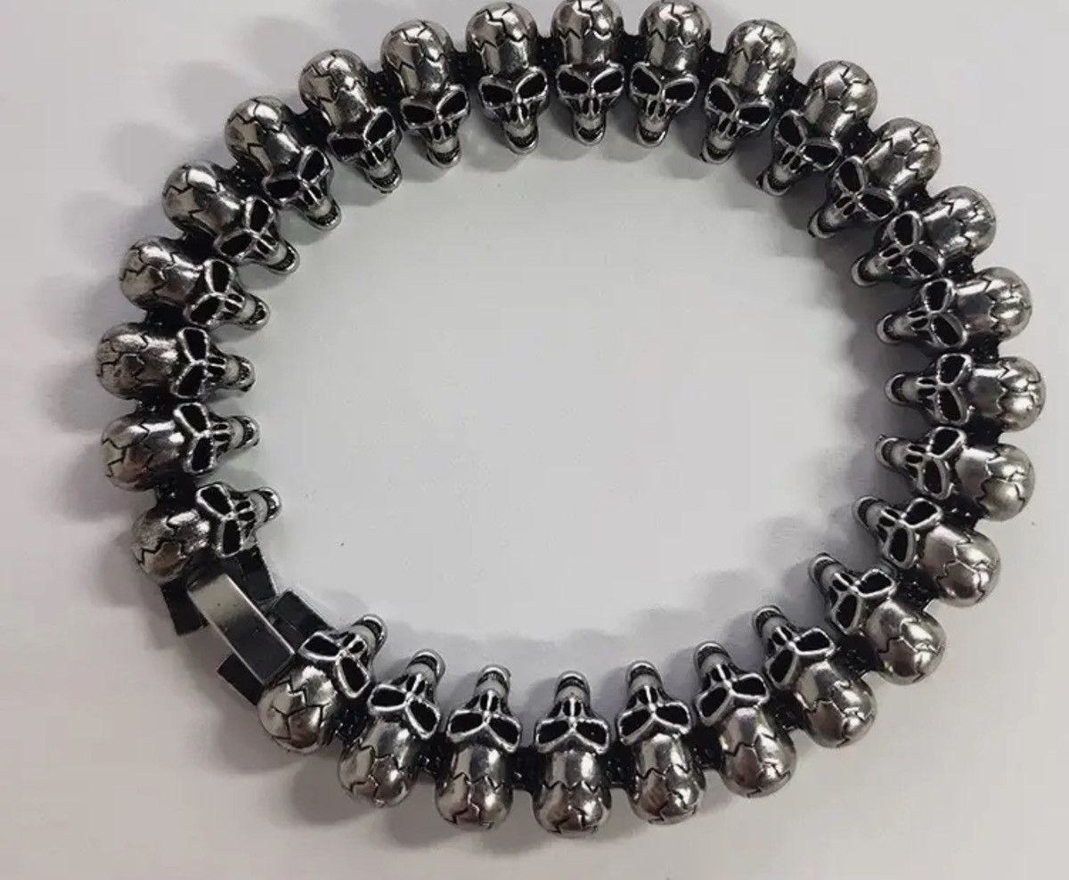 Jewelry Punk Long Skull Bracelets Size ONE SIZE - 3 Thumbnail
