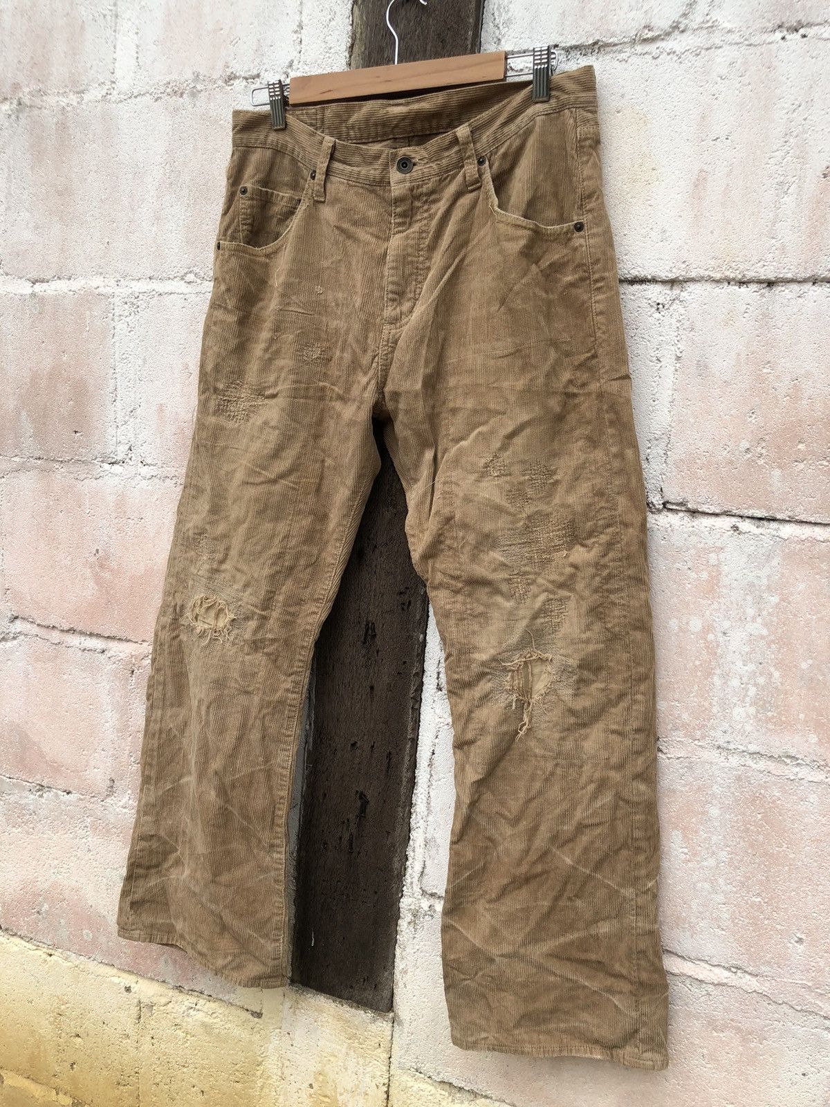 Fashion Victim × Japanese Brand Victim United Workers Garments Japan Corduroy Pants Size US 33 - 3 Thumbnail