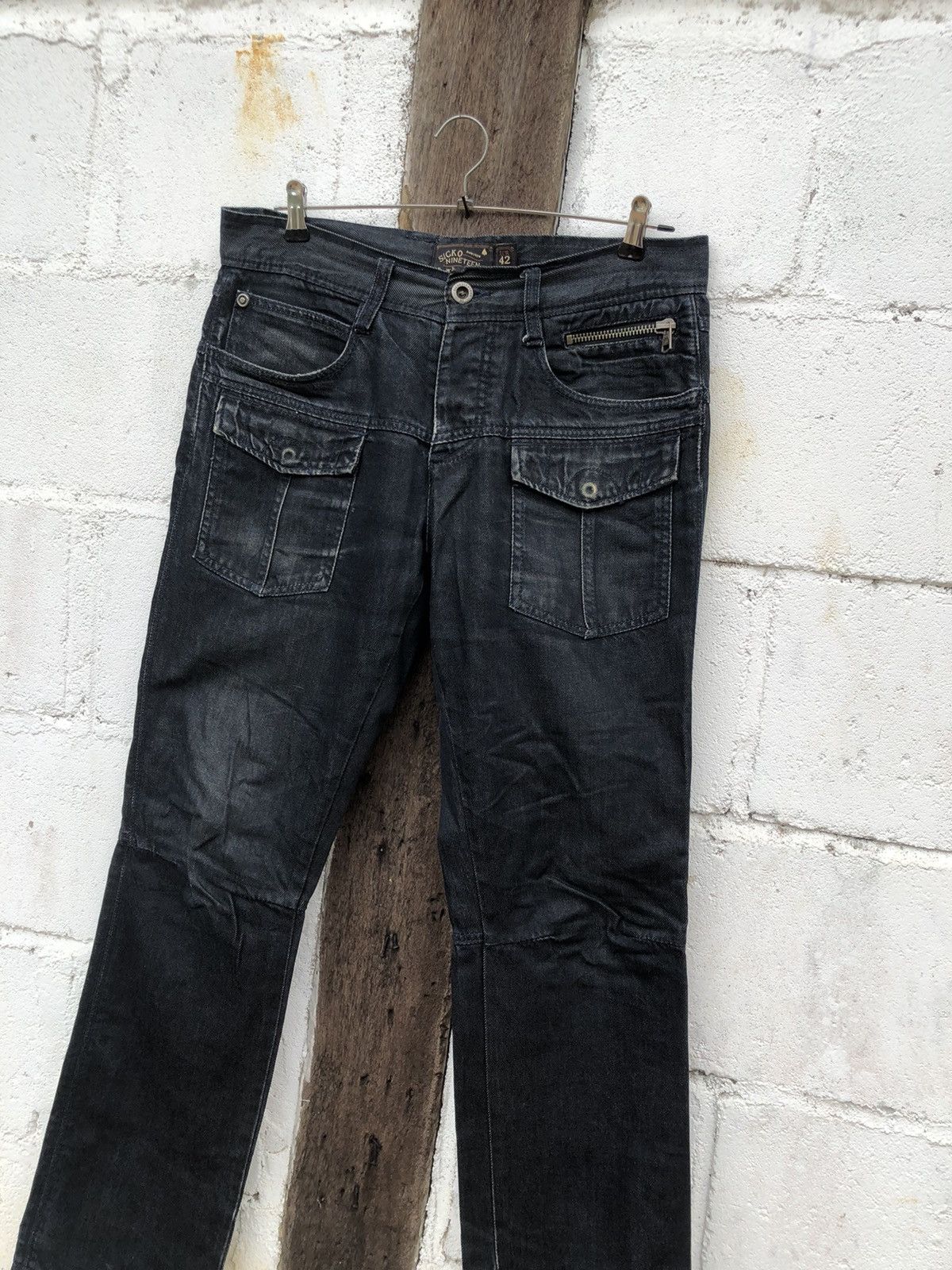 Japanese Brand Sicko Nineteen Streetwear Multipocket Size US 35 - 3 Thumbnail
