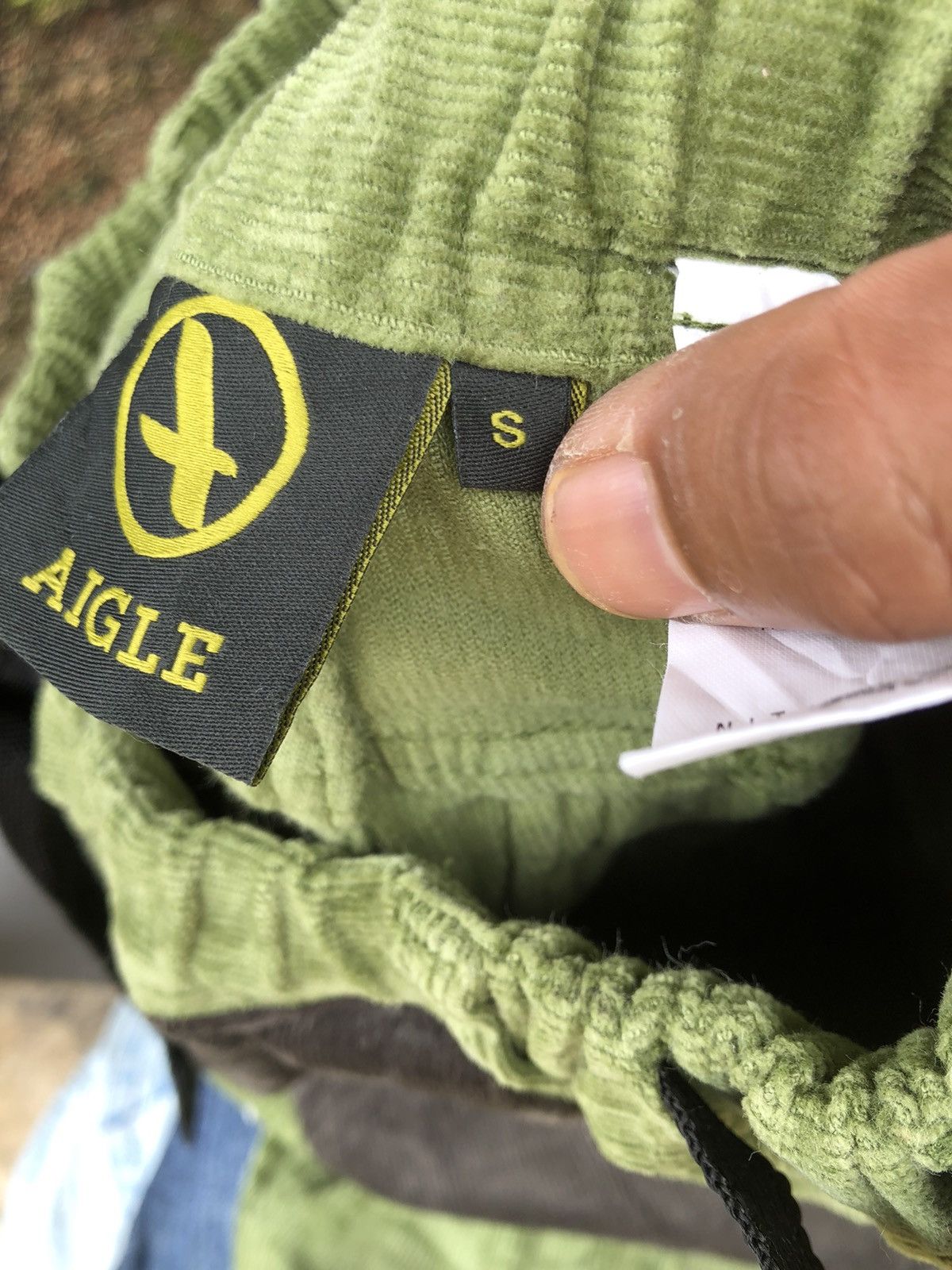 Aigle Aigle Corduroy Army Drawstring Pants Size US 31 - 5 Thumbnail
