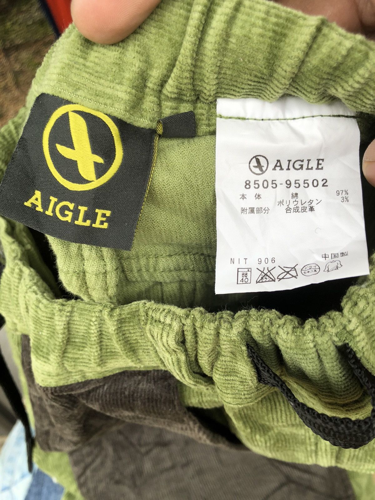 Aigle Aigle Corduroy Army Drawstring Pants Size US 31 - 4 Thumbnail