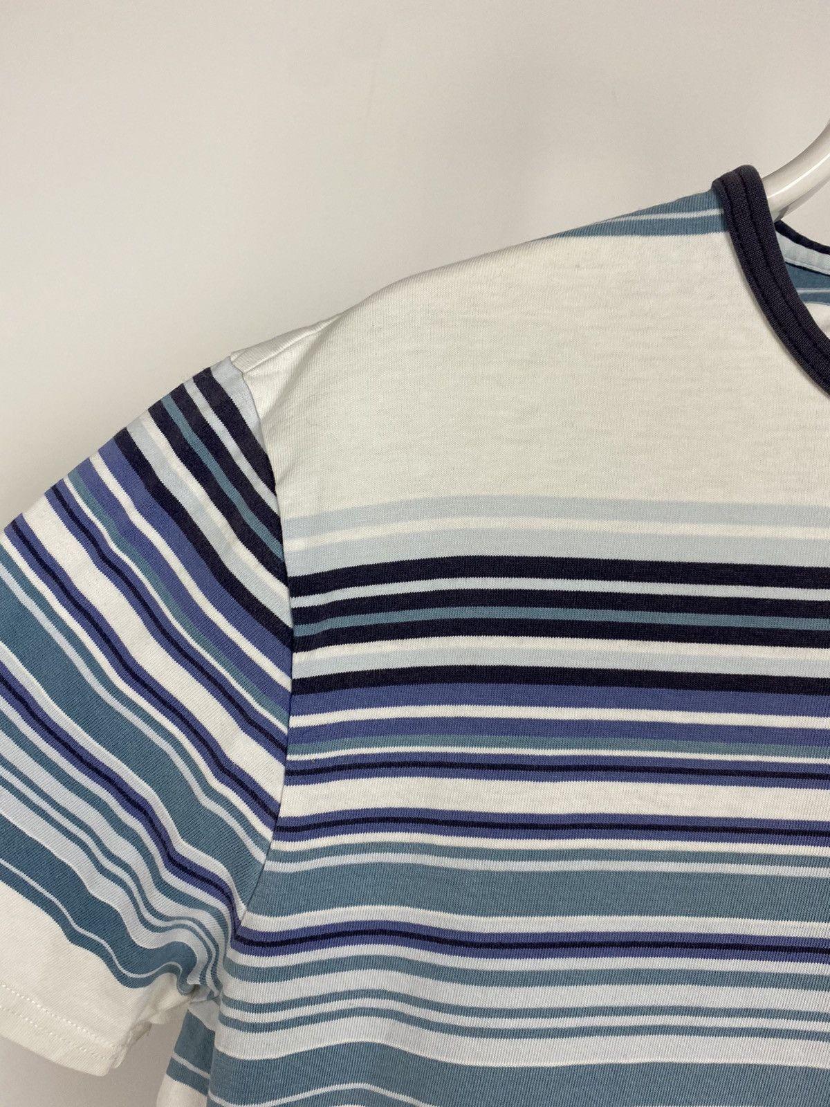 Vintage × Yves Saint Laurent 90s Yves Saint Laurent vintage striped YSL T-shirt Size US S / EU 44-46 / 1 - 4 Thumbnail