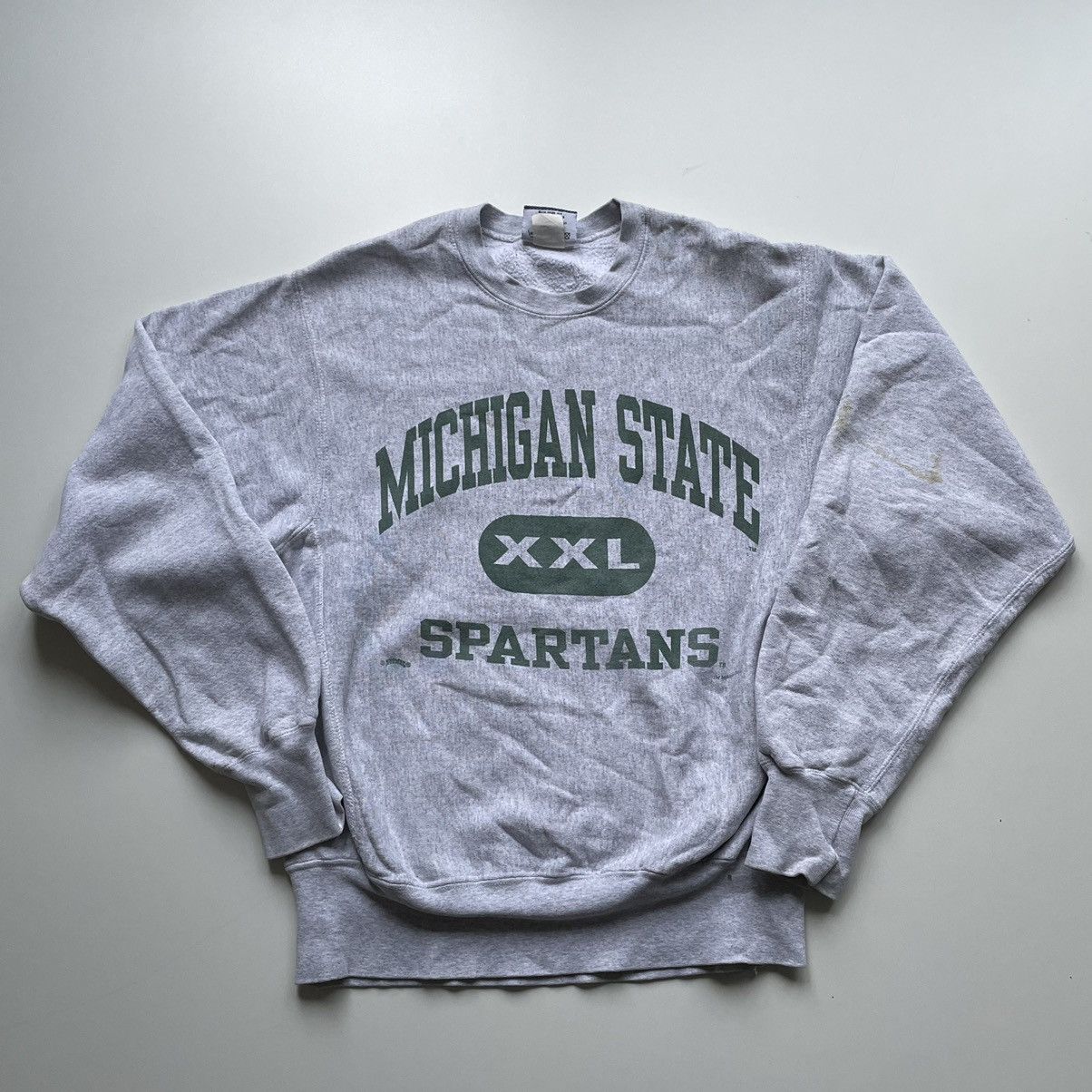 RARE Vintage 1990s Michigan factory State Spartans All Over Print NCAA T-Shirt