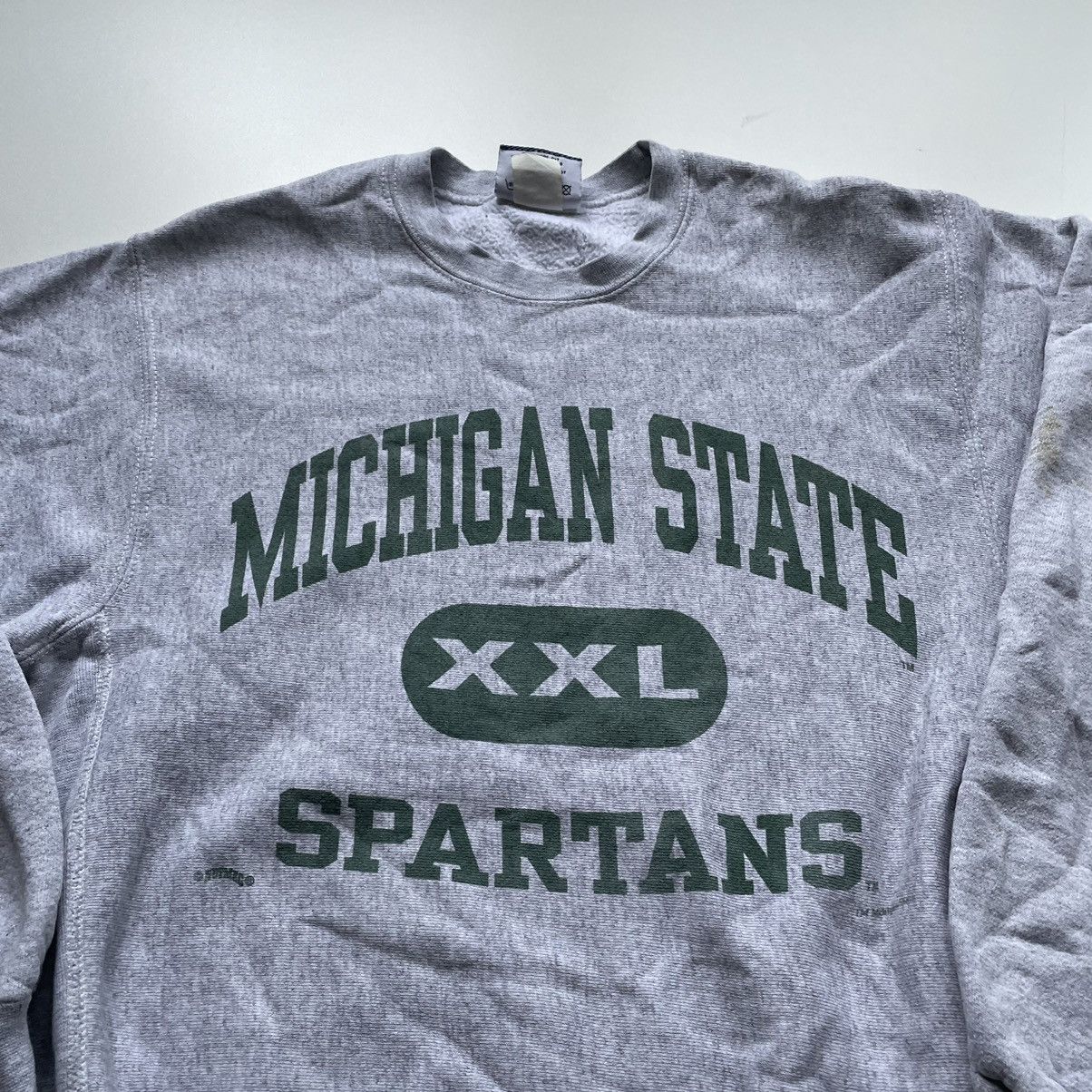 NCAA Vintage 1990s Michigan State Spartans NCAA Graphic Crewneck Size US M / EU 48-50 / 2 - 2 Thumbnail