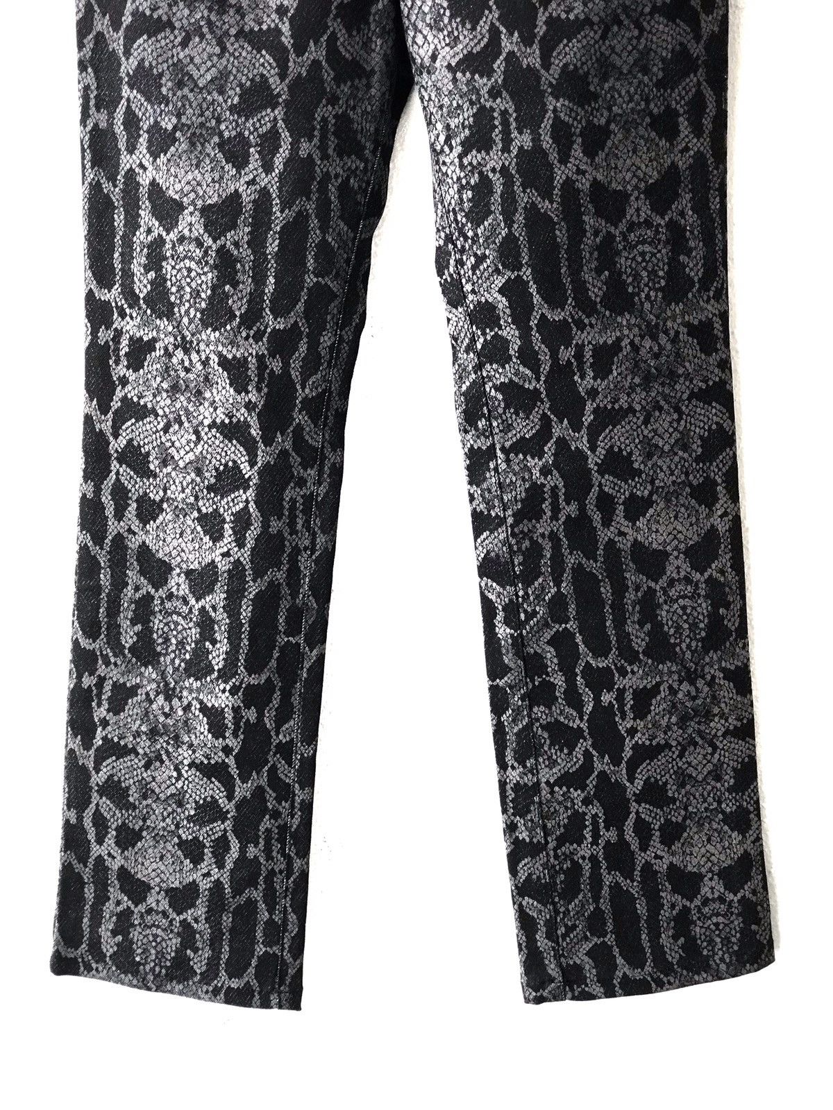 If Six Was Nine × Japanese Brand Wellbeing Snakes Skin Design Pants SZ 24 Inche Size 26" / US 2 / IT 38 - 5 Thumbnail