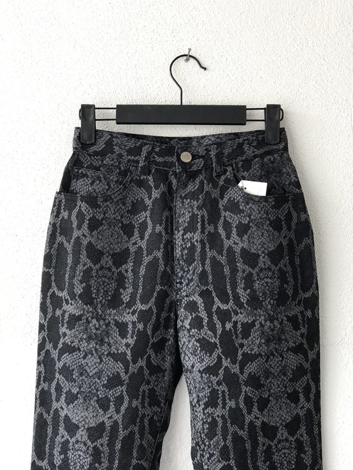 If Six Was Nine × Japanese Brand Wellbeing Snakes Skin Design Pants SZ 24 Inche Size 26" / US 2 / IT 38 - 2 Thumbnail
