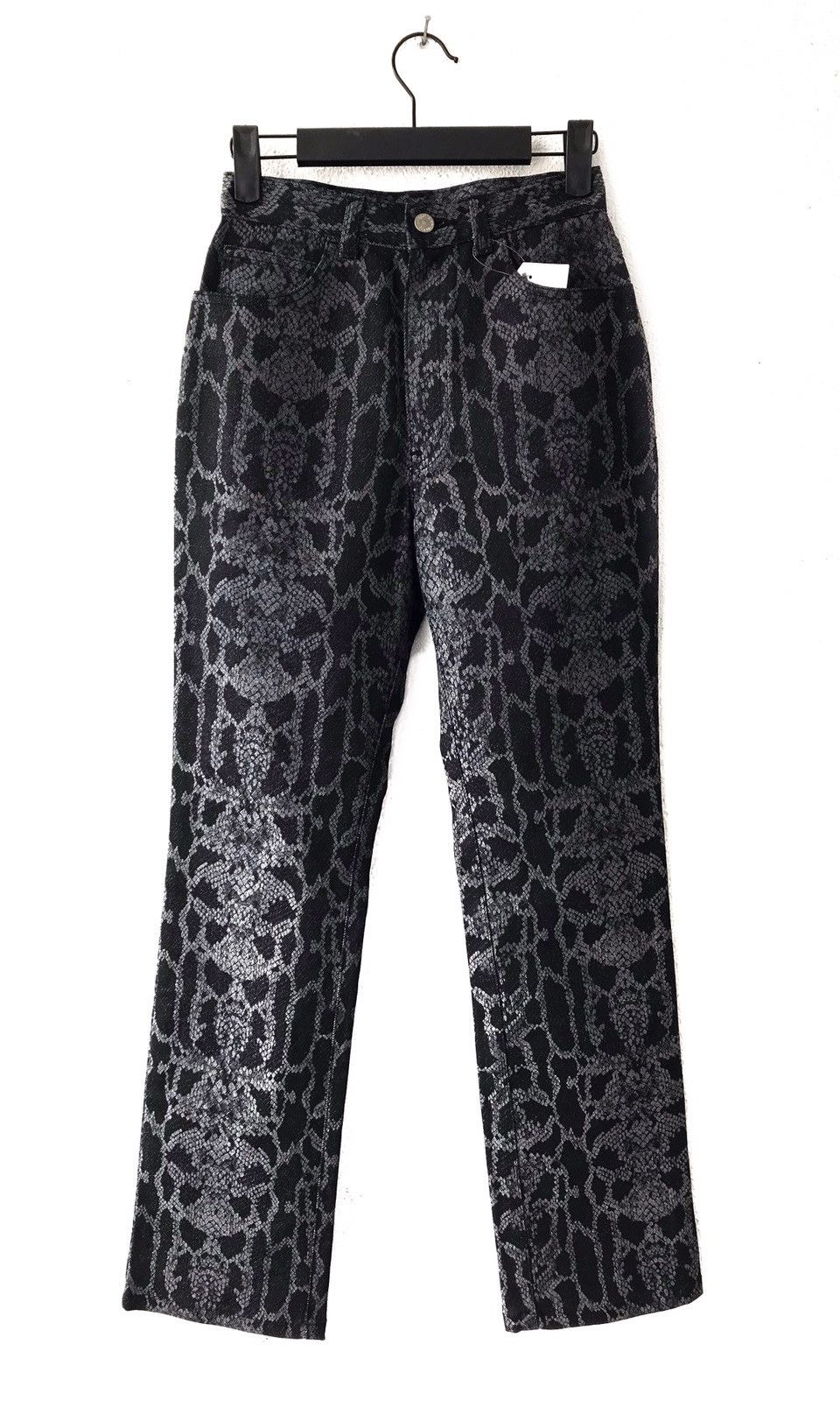 If Six Was Nine × Japanese Brand Wellbeing Snakes Skin Design Pants SZ 24 Inche Size 26" / US 2 / IT 38 - 1 Thumbnail