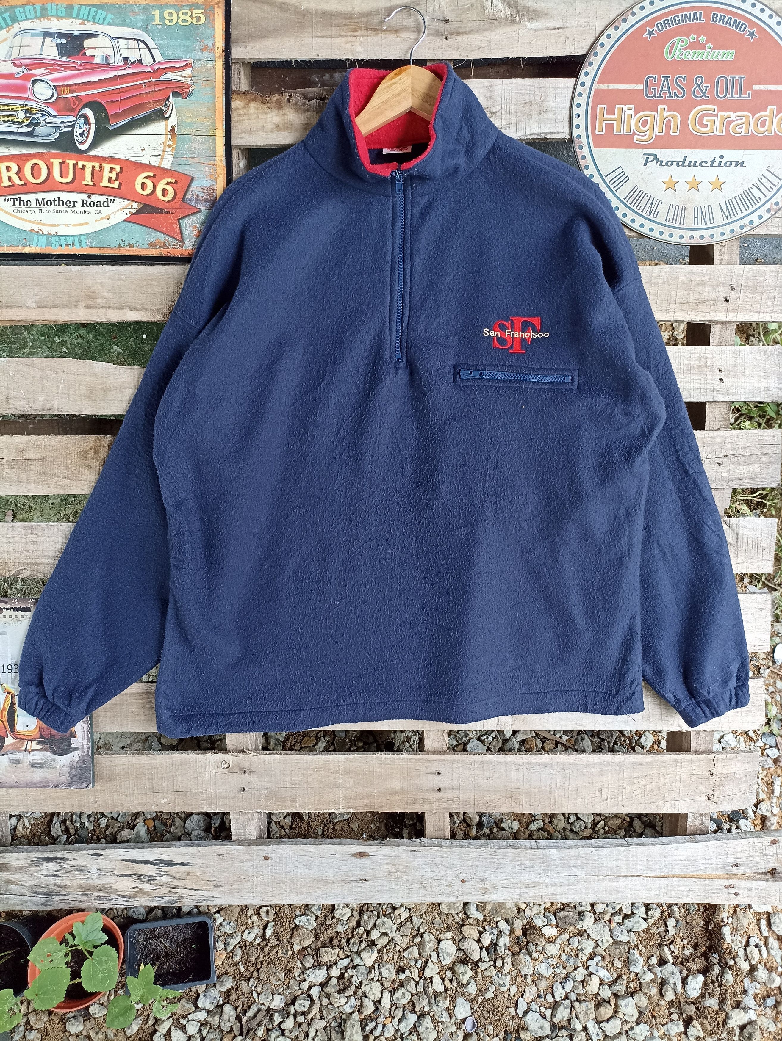 Vintage Vintage San Francisco Sweatshirt Fleece Size US M / EU 48-50 / 2 - 1 Thumbnail
