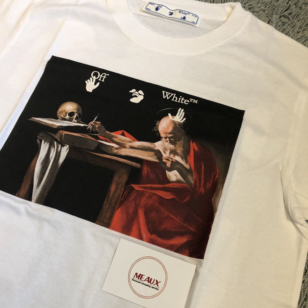Off-White Off-White tee t-shirt XS bnwt white carravaggio mona Size US XS / EU 42 / 0 - 5 Thumbnail