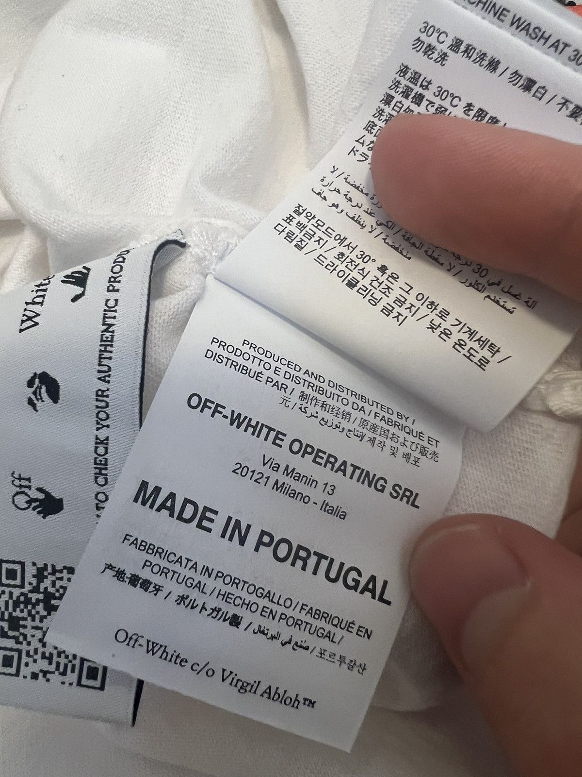Off-White Off-White tee t-shirt XS bnwt white carravaggio mona Size US XS / EU 42 / 0 - 9 Thumbnail