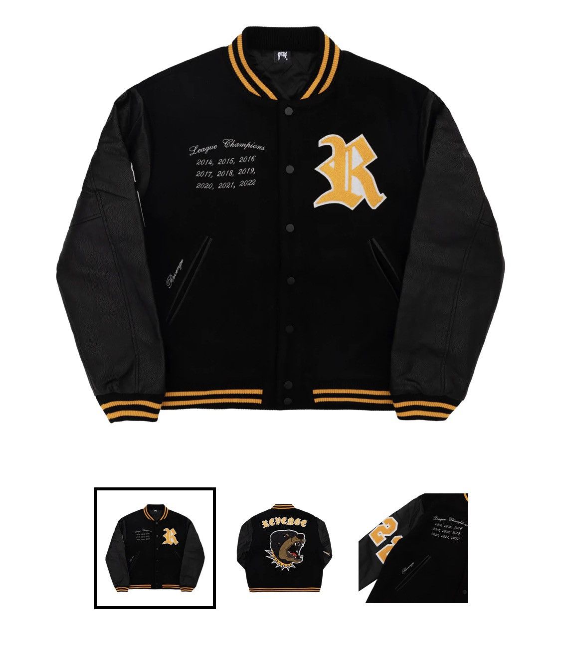 Revenge Revenge “ Rottweiler “ Varsity Jacket Sz.L Size US L / EU 52-54 / 3 - 4 Thumbnail